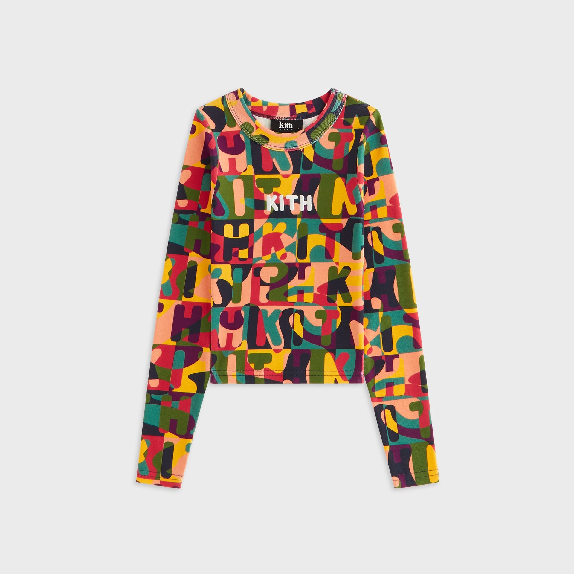 Kith Kids Printed Mulberry III Long Sleeve Tee - Nocturnal