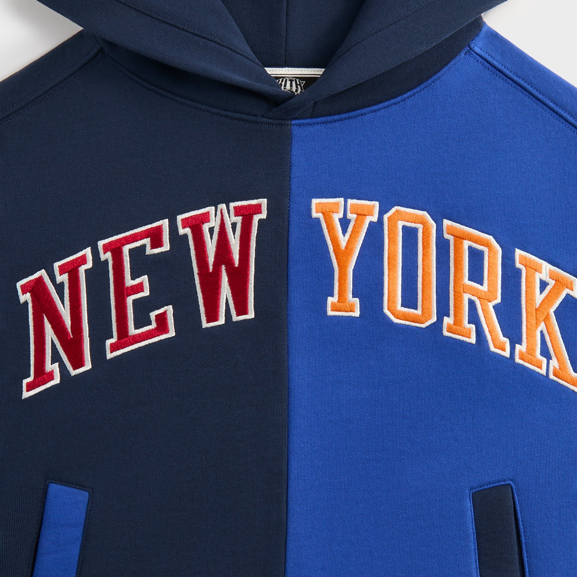 Kith Kids for the New York Knicks Mash Up Nelson Hoodie - Nocturnal