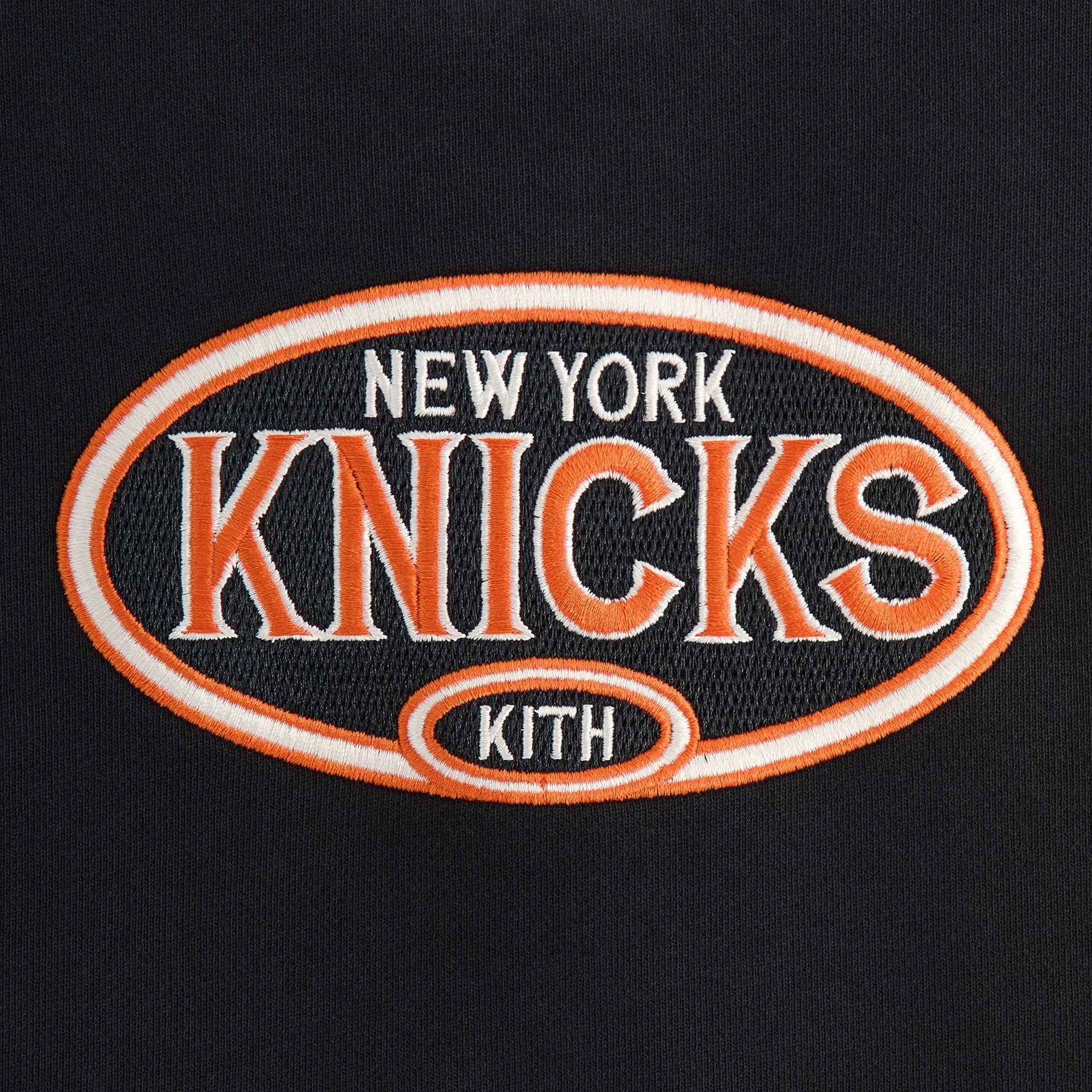 Kith Kids for the New York Knicks Raglan Nelson Crewneck - Black