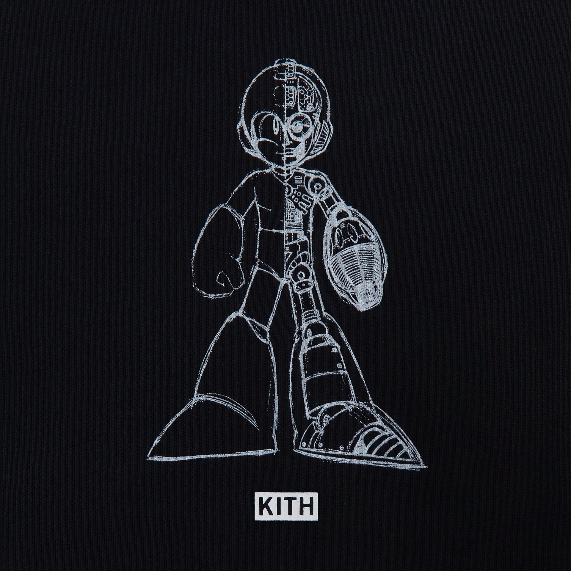 Capcom | Kith Kids Megaman Sketch Nelson Crewneck - Black