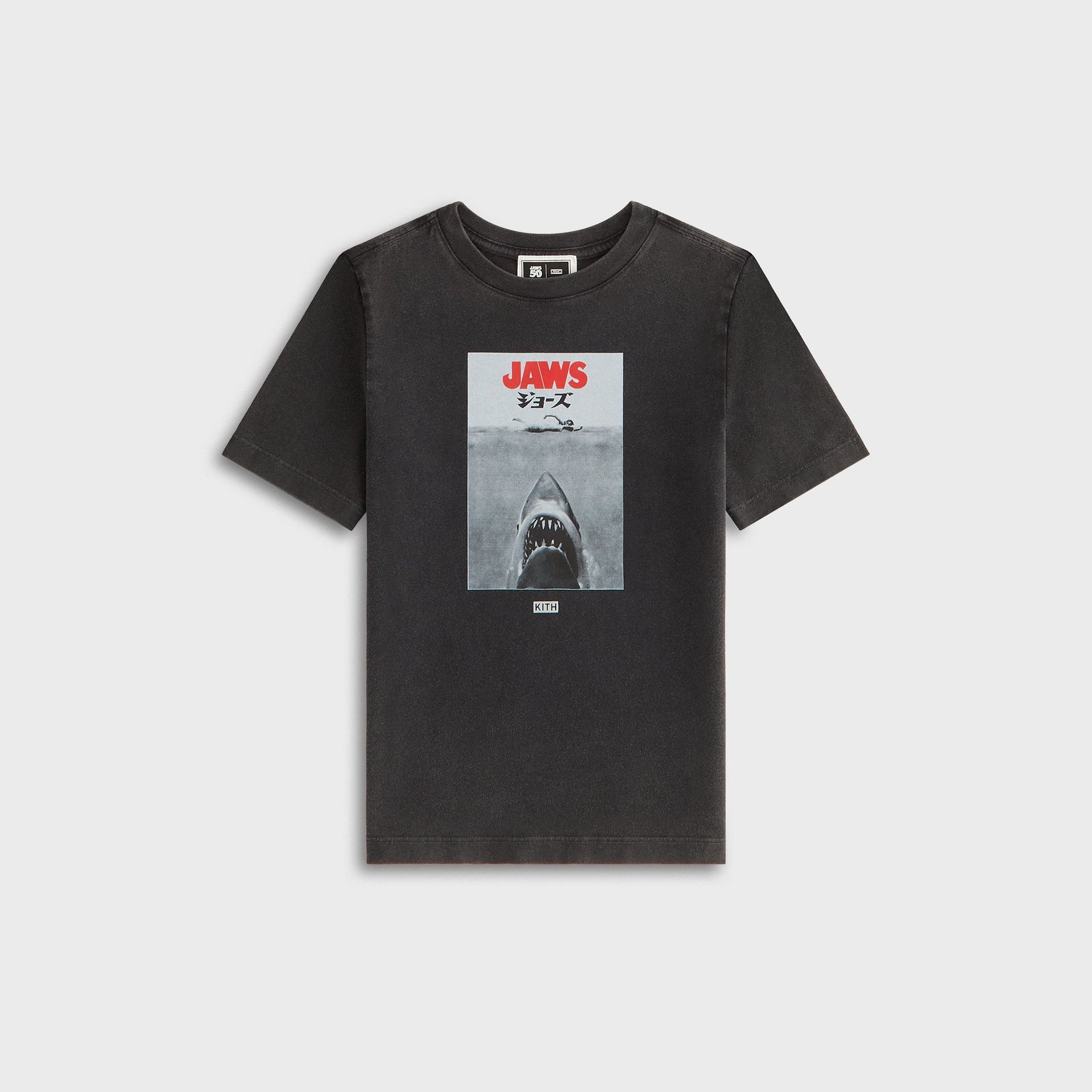 Kith Kids for JAWS Japanese Poster Vintage Tee - Black