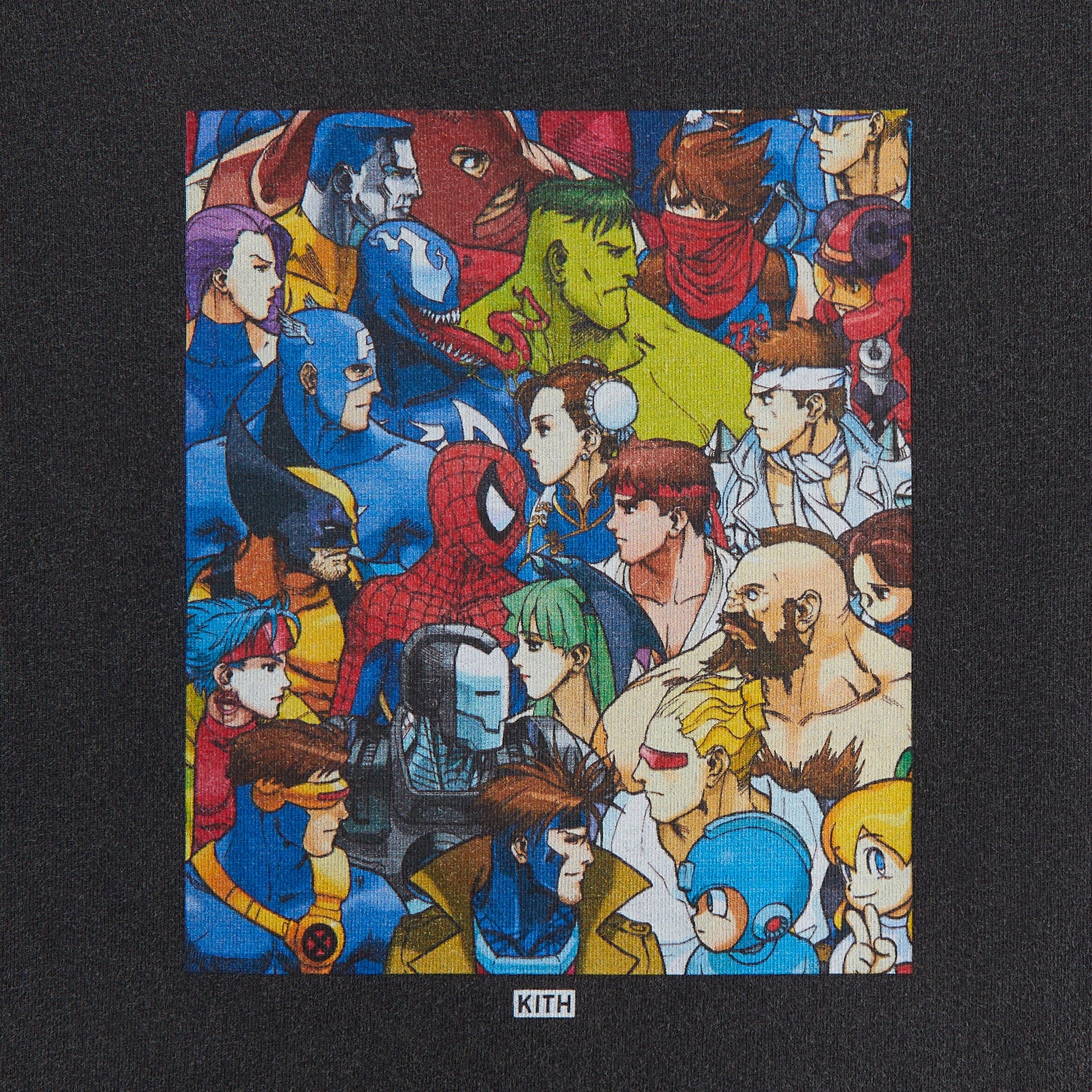Marvel vs. Capcom | Kith Kids Clash of Super Heroes Vintage Tee - Black