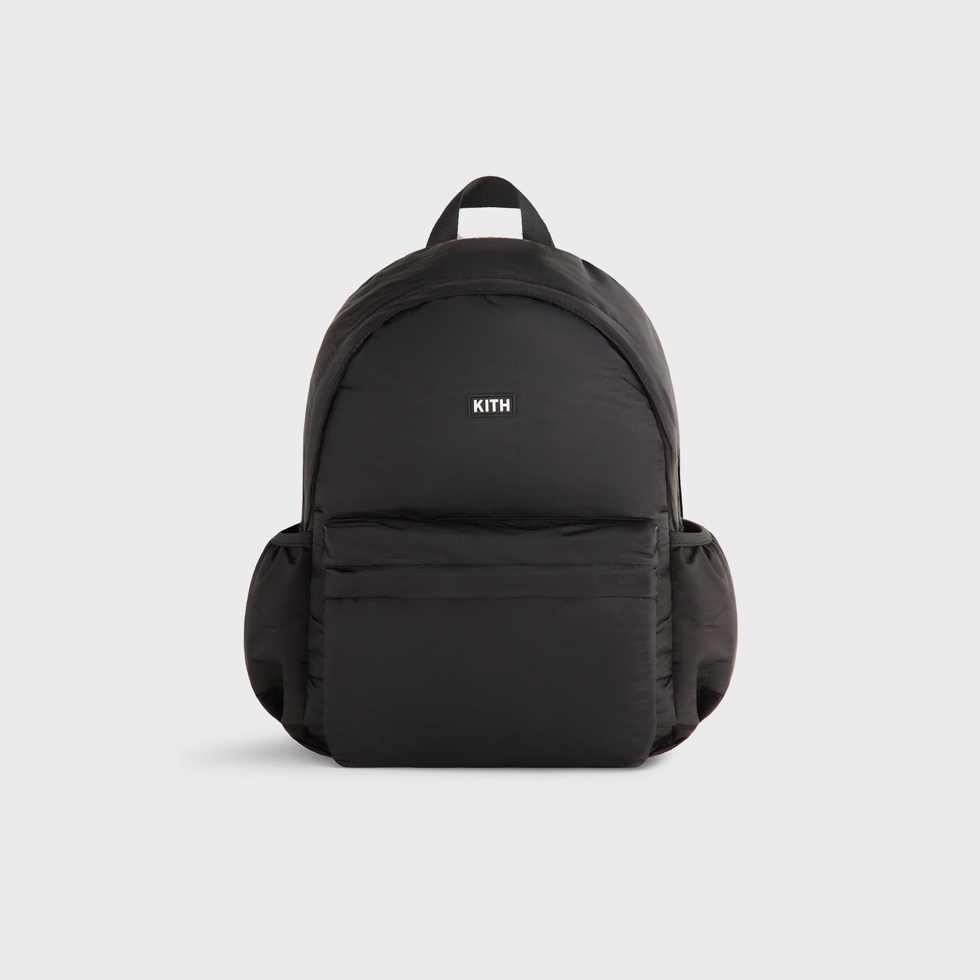 Kith Kids Monogram Nylon Jacquard Backpack - Black