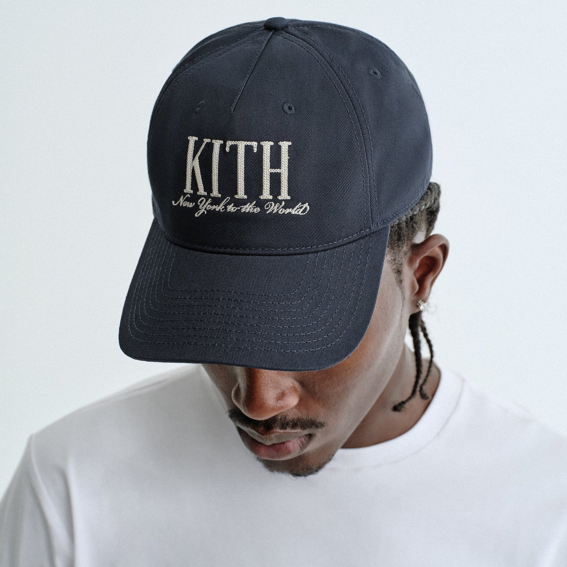 Kith Kids NY Logo Snapback Hat - Nocturnal