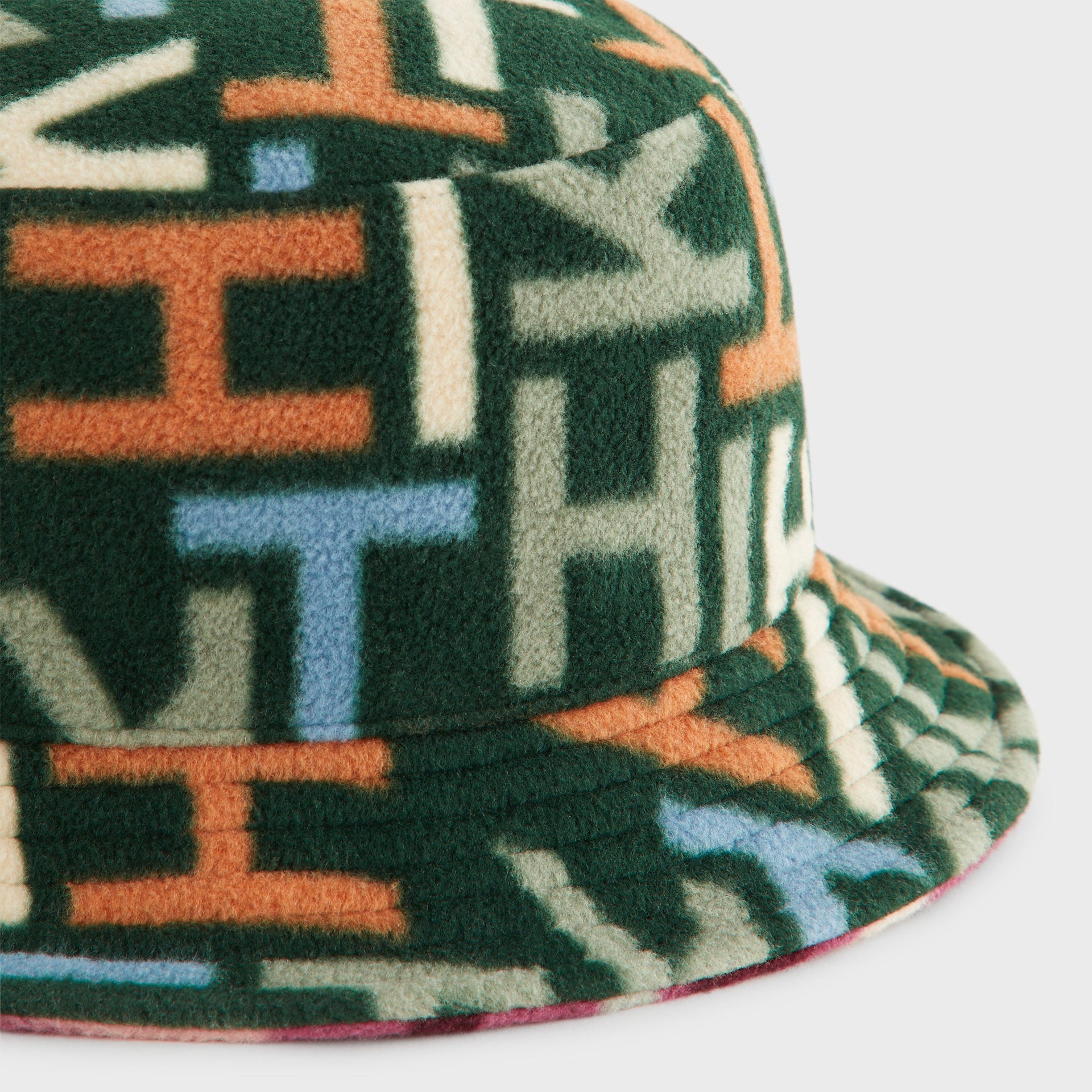 Kith Kids Polar Fleece Monogram Bucket Hat - Stadium