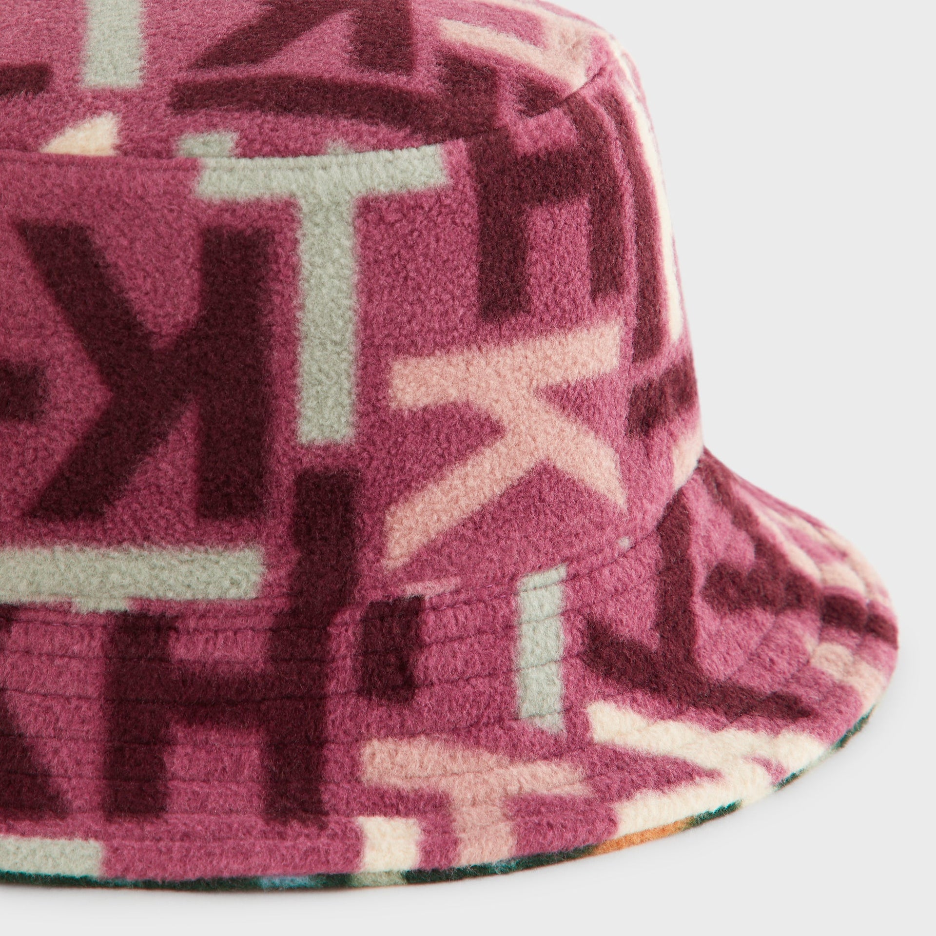 Kith Kids Polar Fleece Monogram Bucket Hat - Stadium
