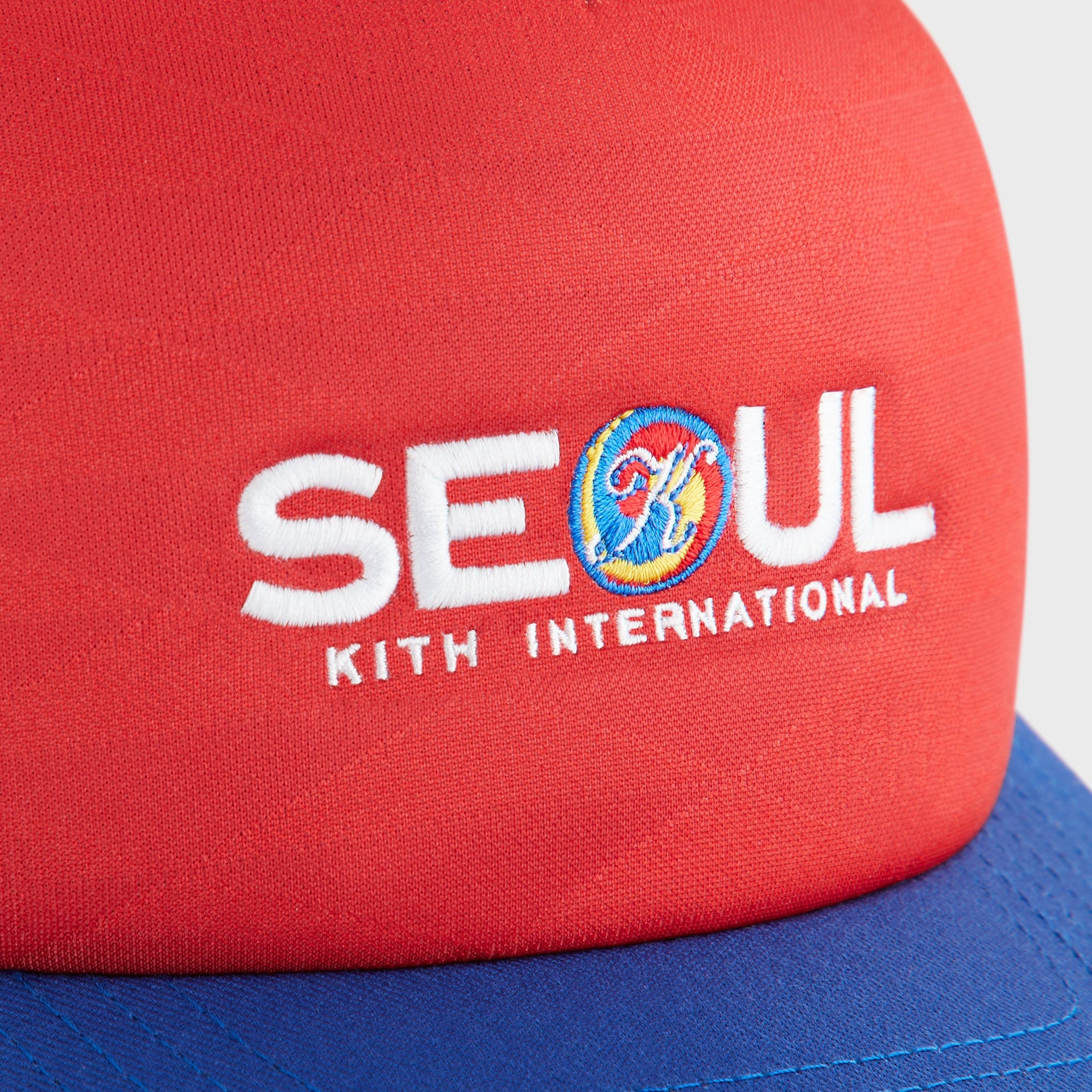 Kith Kids Seoul Regional Trucker Hat - Cherry Bomb