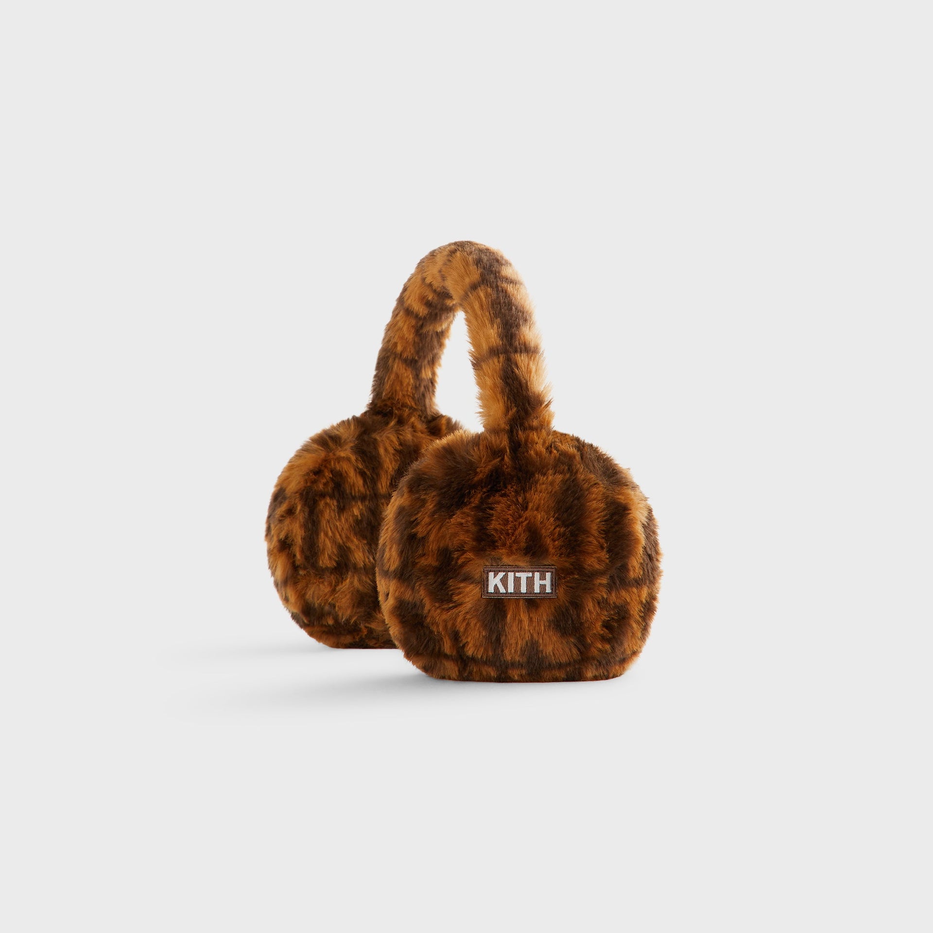Kith Kids Faux Fur Monogram Earmuffs - Legacy