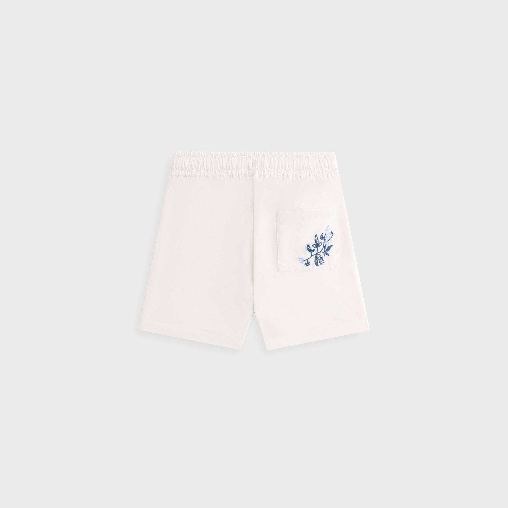 Kith Kids Novelty Embroidered Thompson Camp Short in White