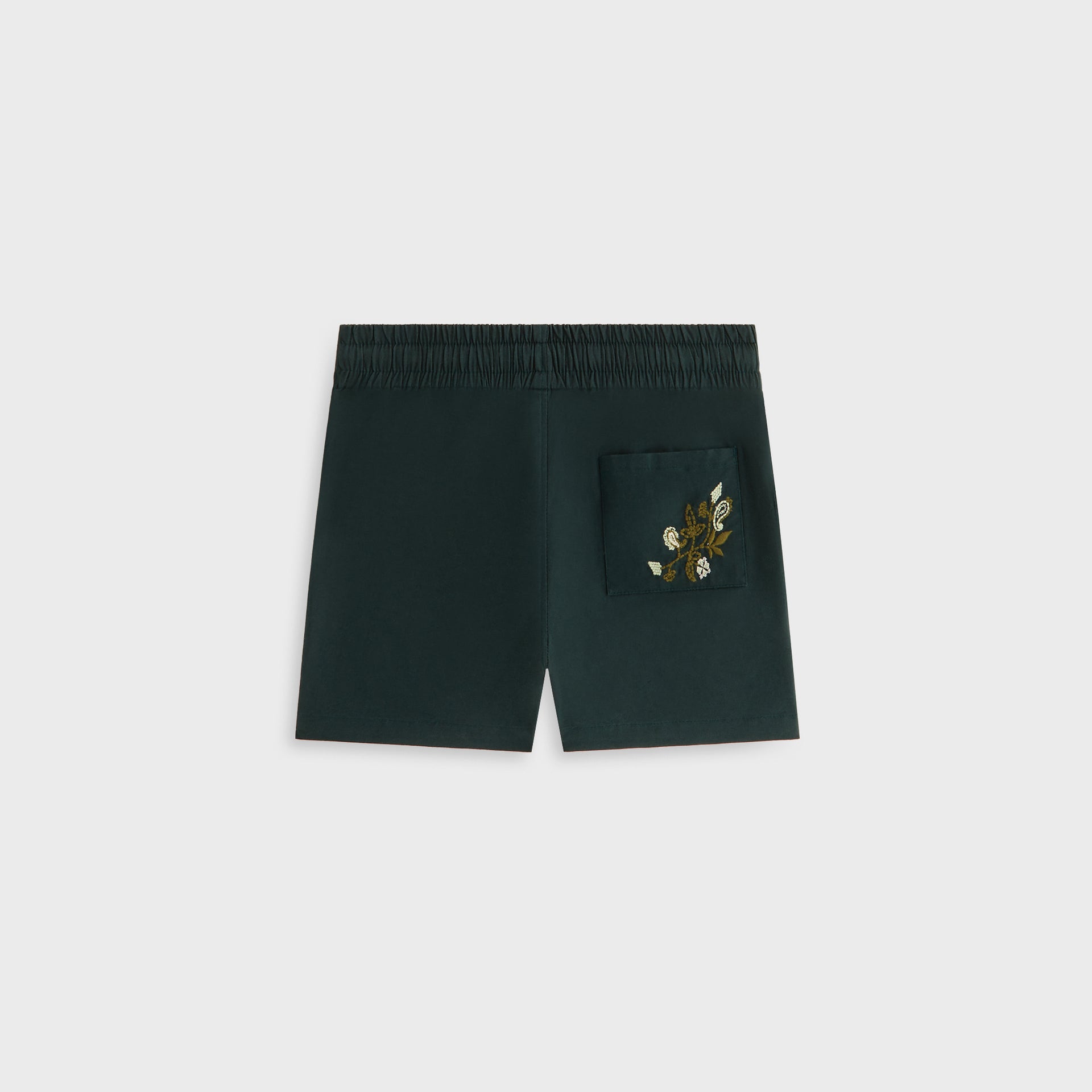 Kith Kids Novelty Embroidered Thompson Camp Short in Stadium