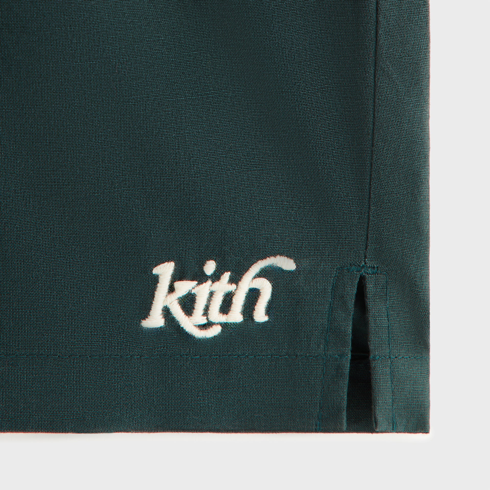 Kith Kids Novelty Embroidered Thompson Camp Short in Stadium