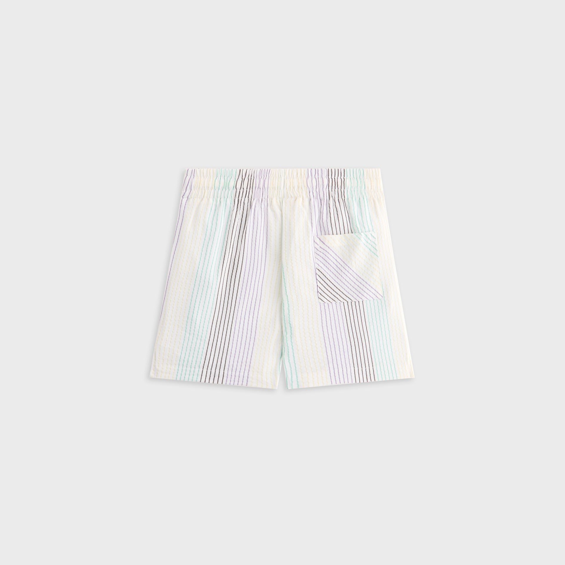 Kith Kids Striped Thompson Camp Short in Mykonos