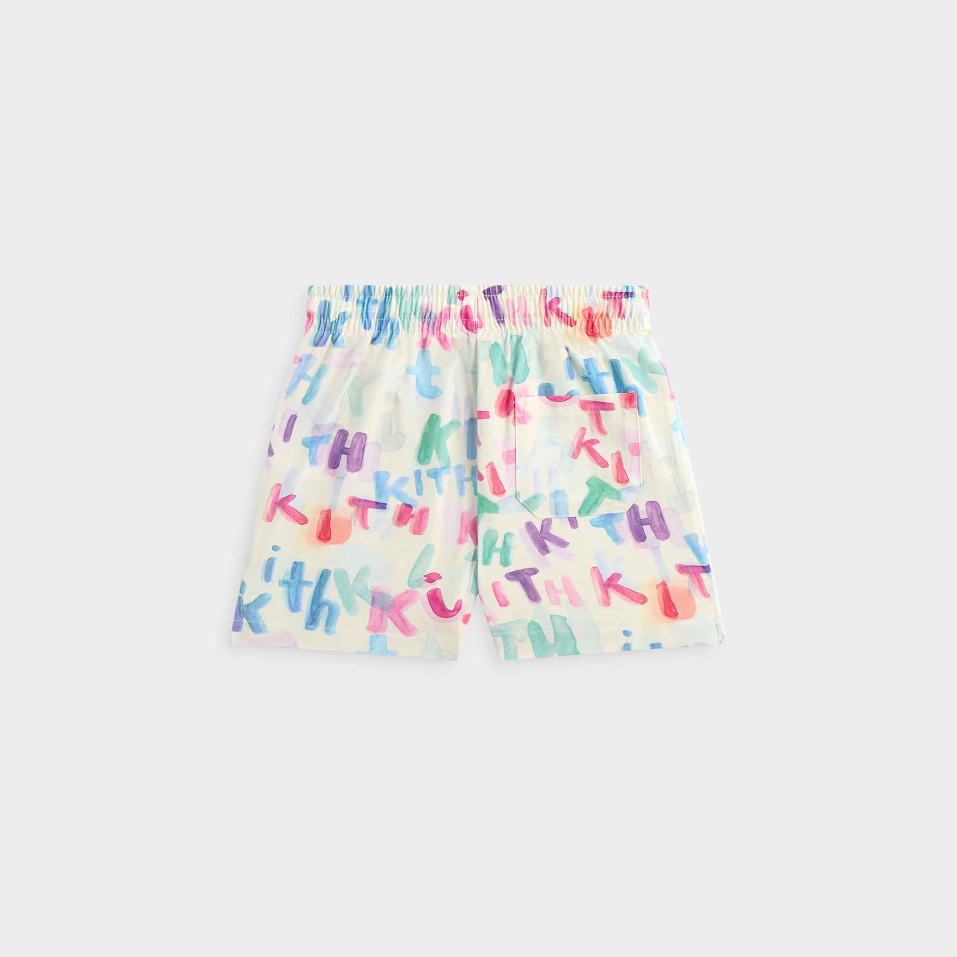 Kith Kids Watercolor Camp Short - White