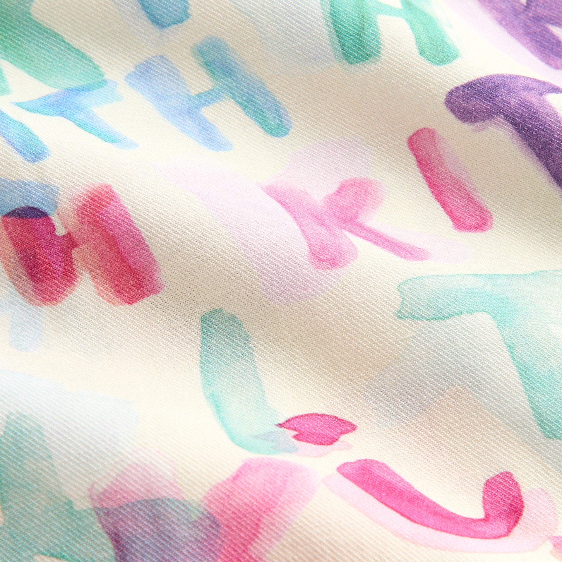 Kith Kids Watercolor Camp Short - White