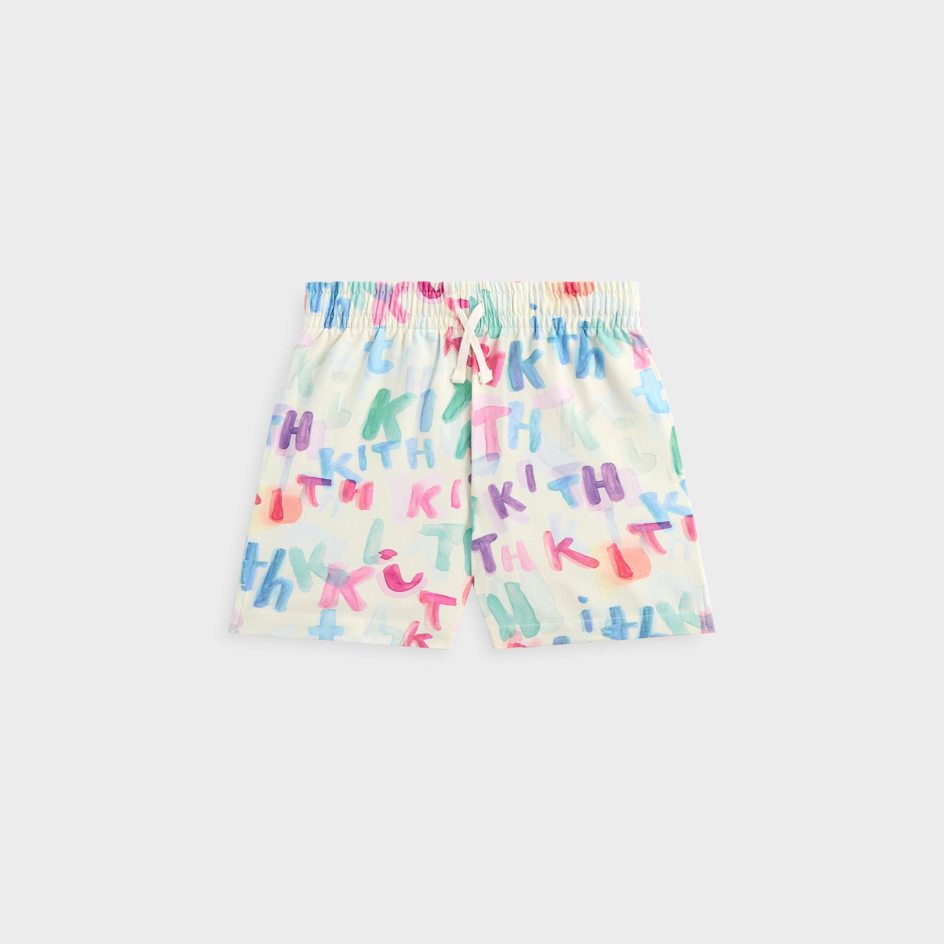 Kith Kids Watercolor Camp Short - White