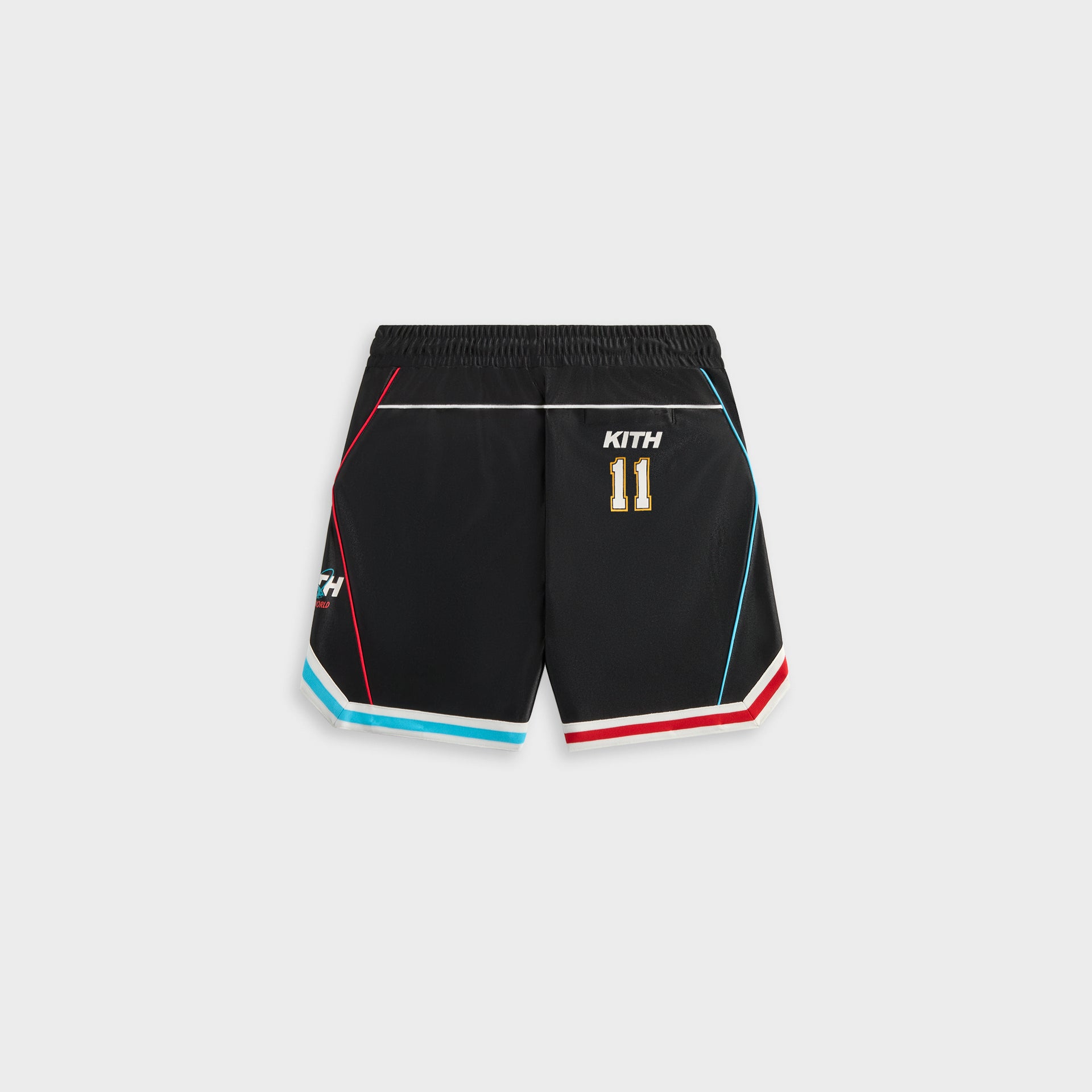 Kith Kids NY to the World Unisphere Faille Short - Black
