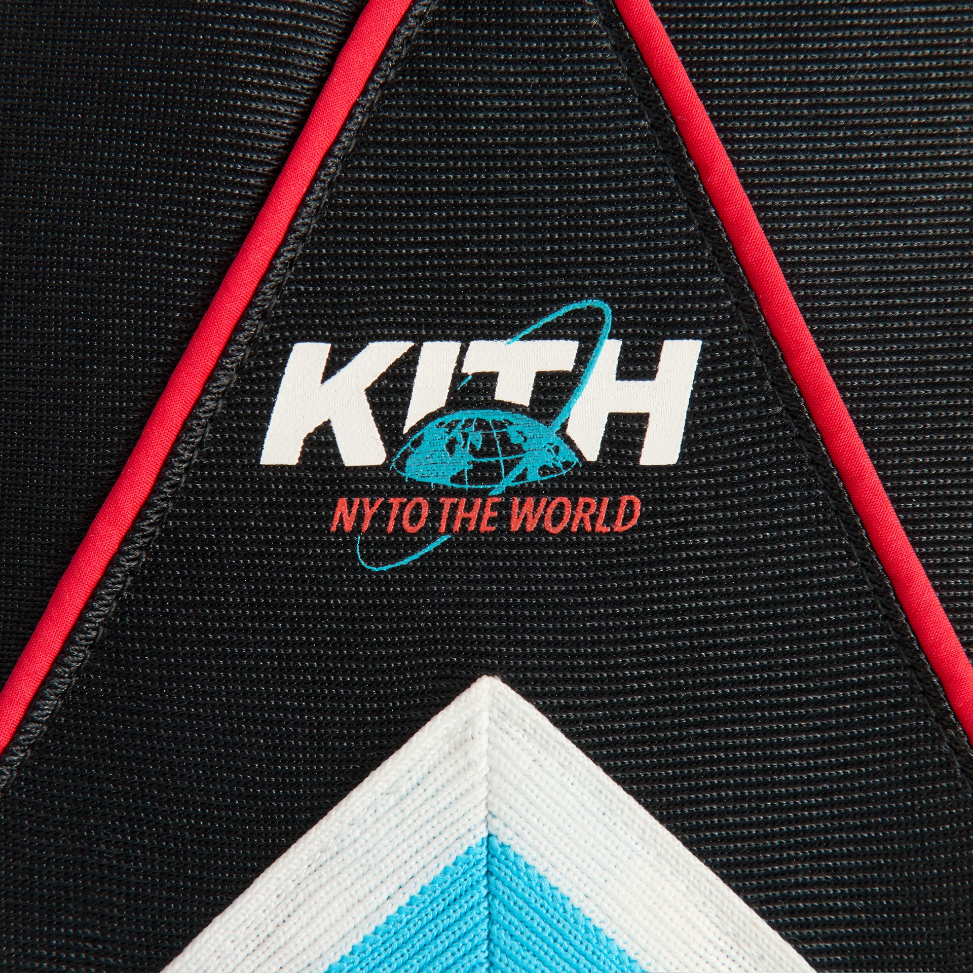 Kith Kids NY to the World Unisphere Faille Short - Black