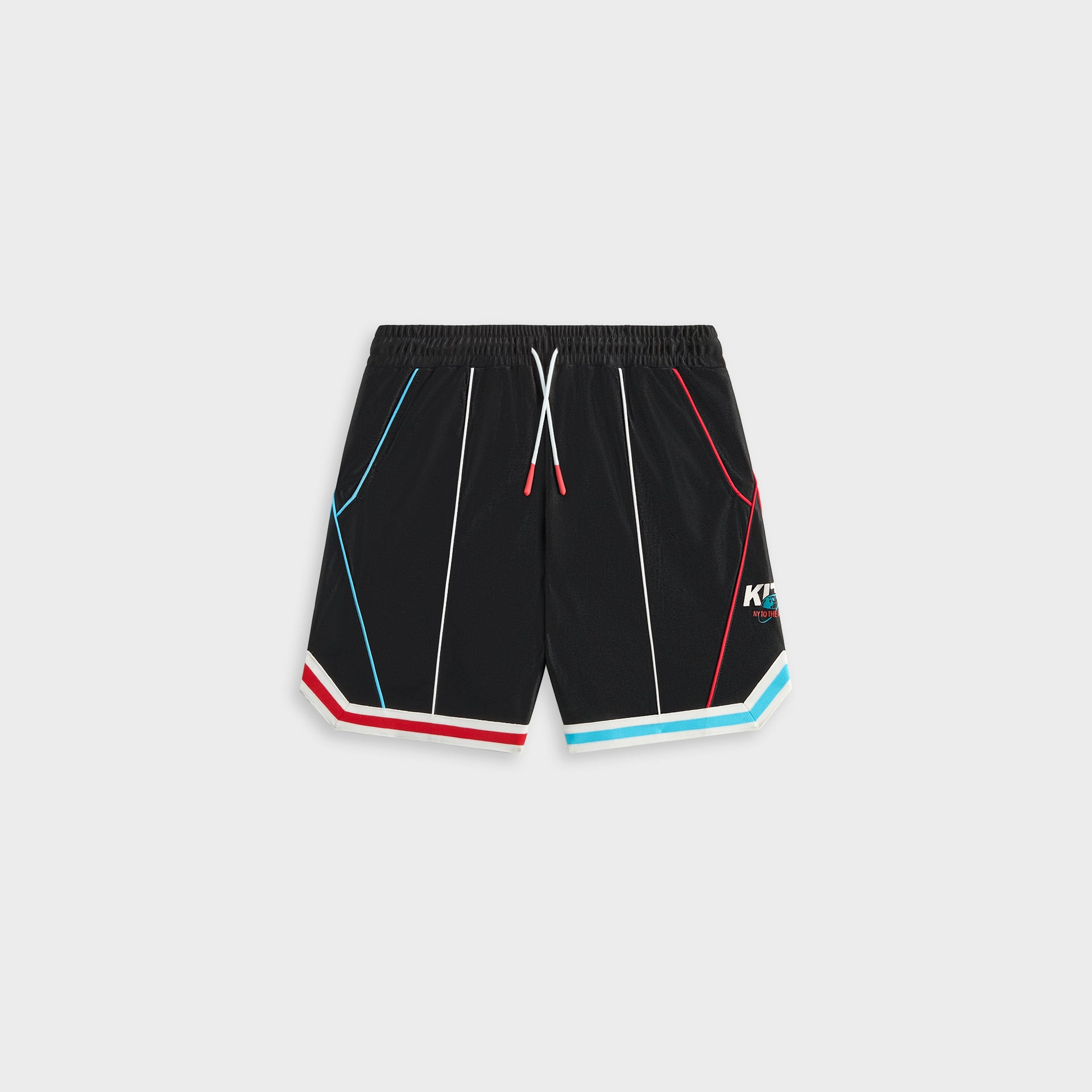 Kith Kids NY to the World Unisphere Faille Short - Black