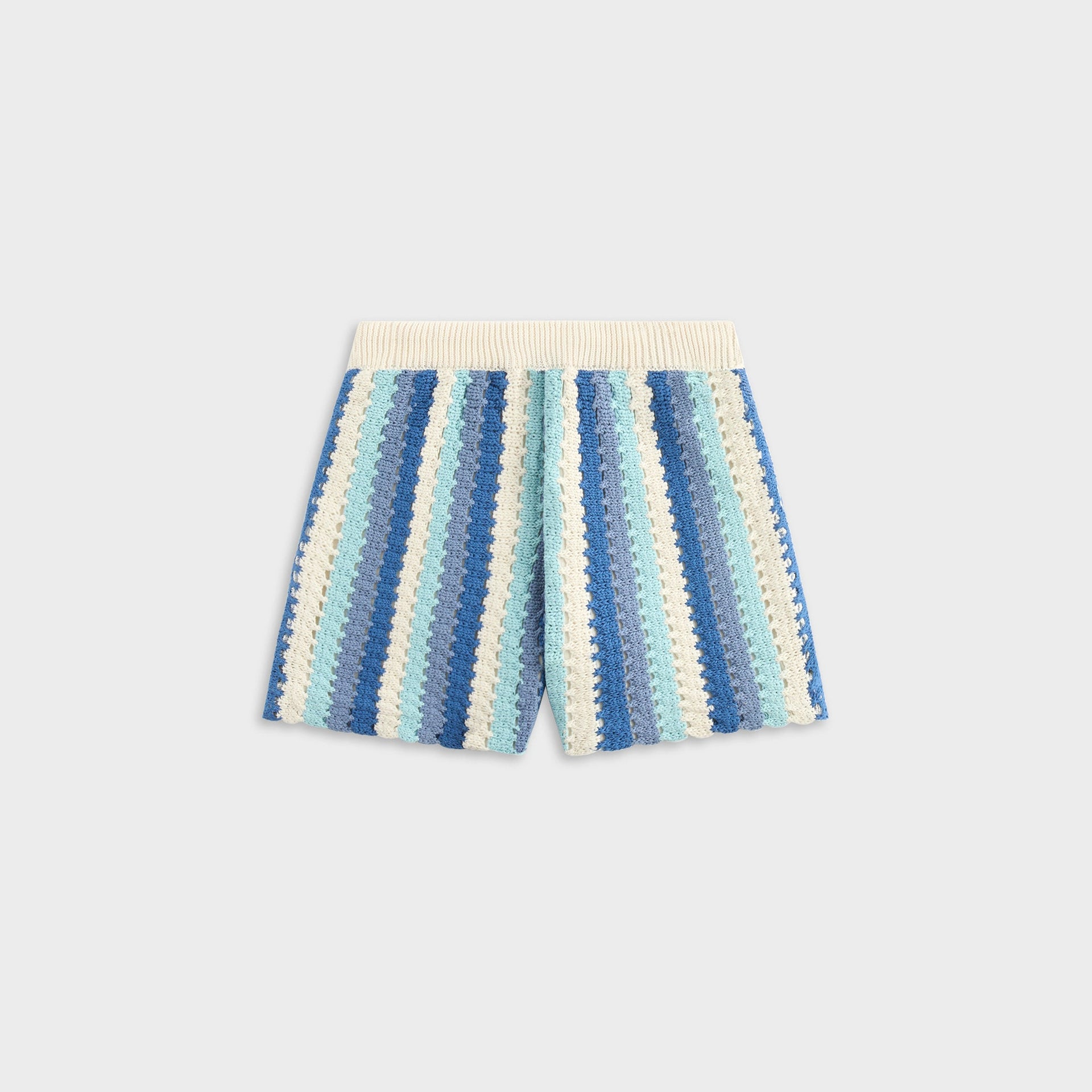 Kith Kids Open Knit Camp Short - Blue Skies