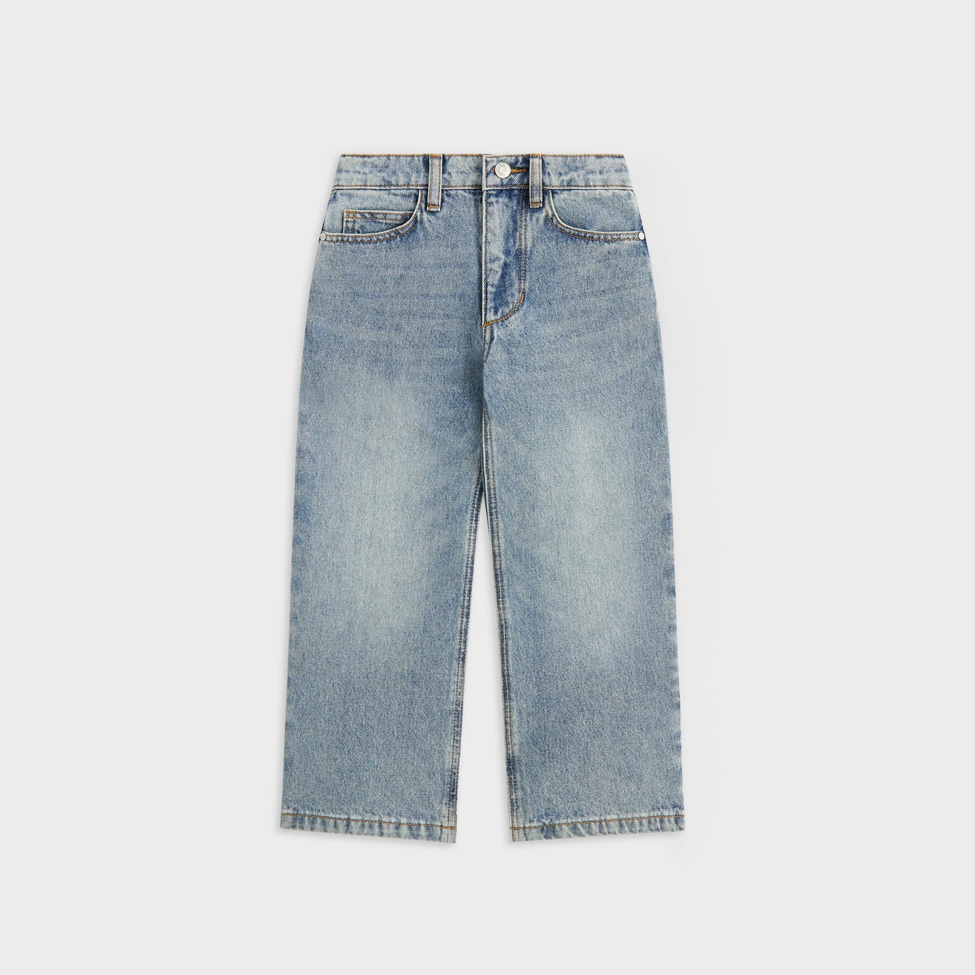 Kith Kids Denim Heston Wide Leg Jean - Roman Wash