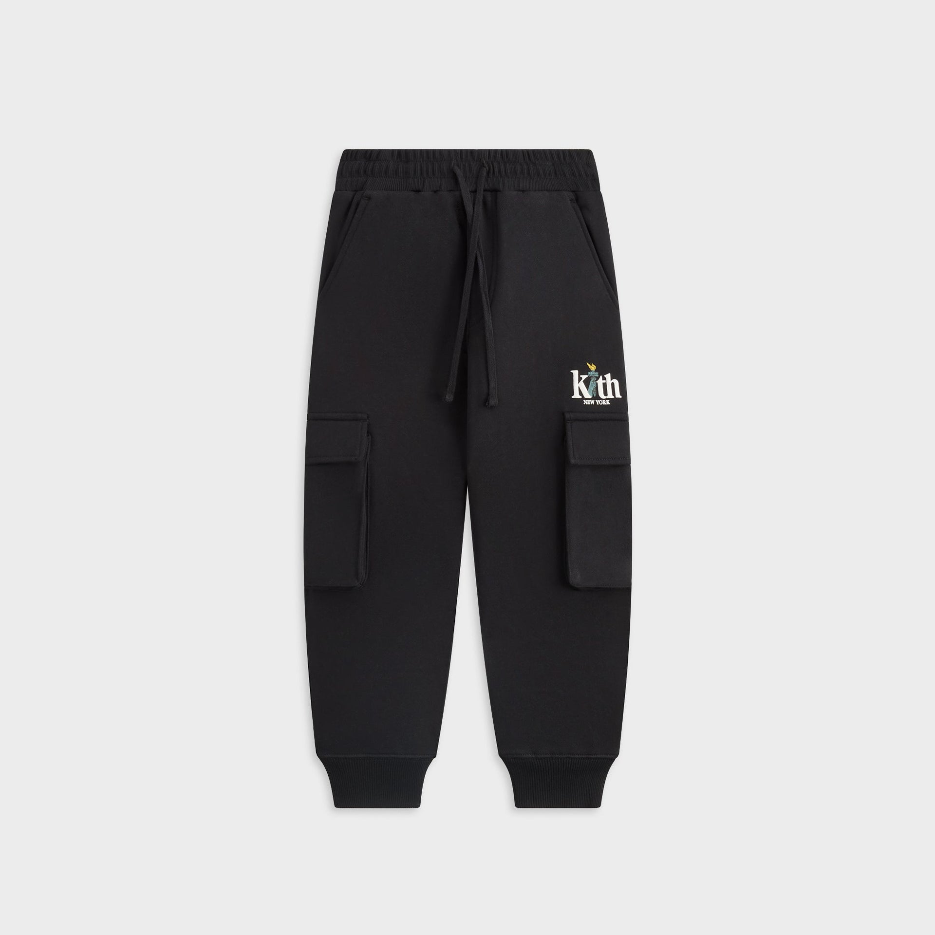 Kith Kids Williams Cargo Sweatpant - Black