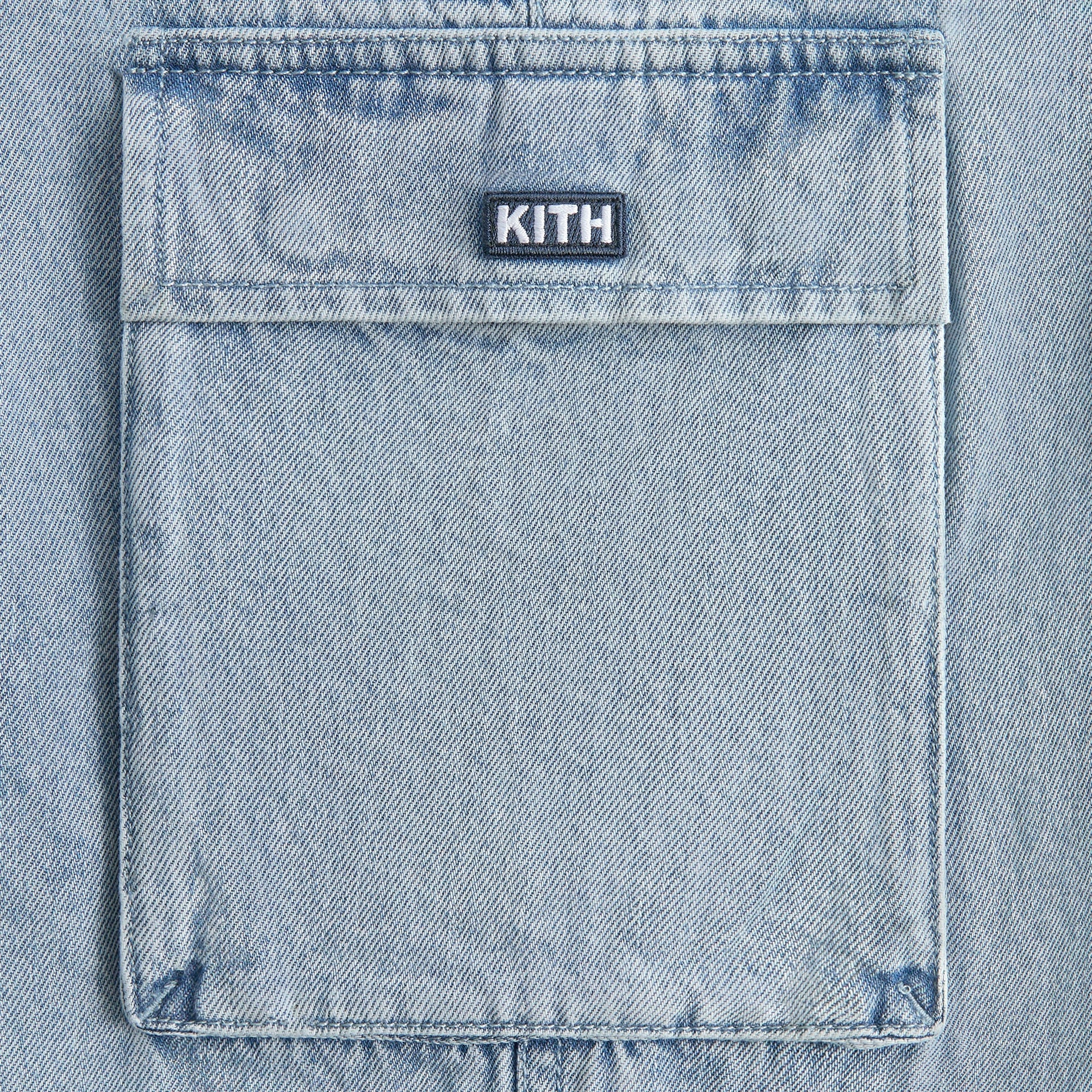 Kith Kids Chambray Evans Cargo Pant - Kent Medium Wash