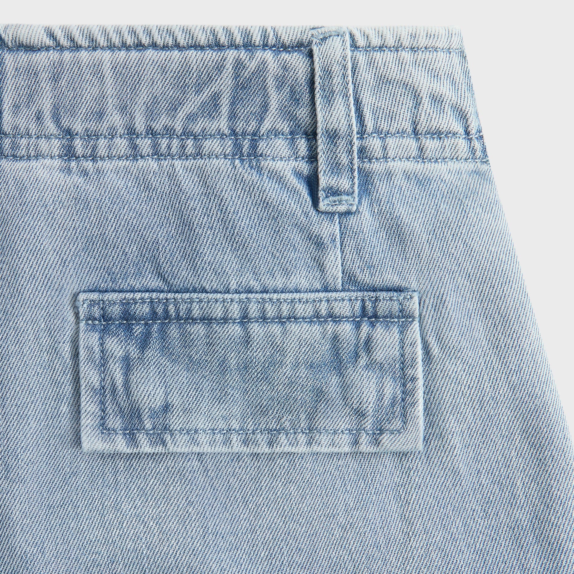 Kith Kids Chambray Evans Cargo Pant - Kent Medium Wash