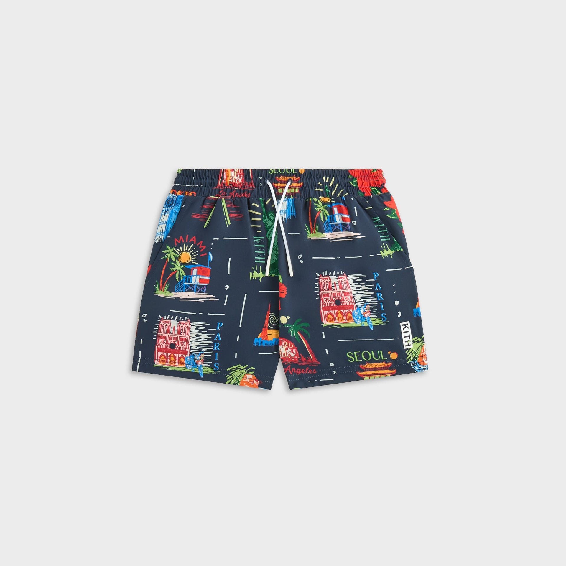 Kith Kids Souvenir Stamp Kai Swim Trunk - Nocturnal