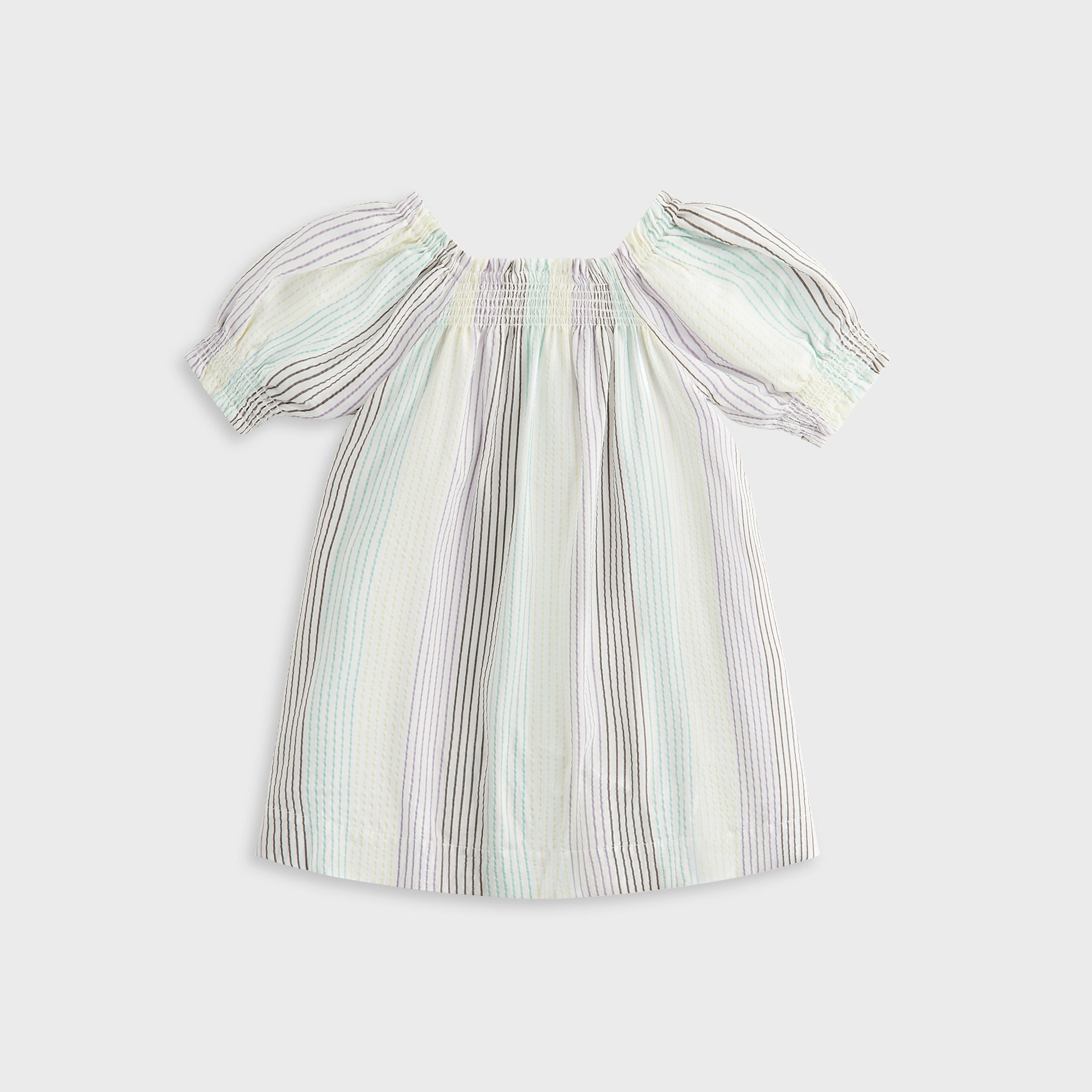 Kith Kids Striped Amina Mini Dress in Mykonos