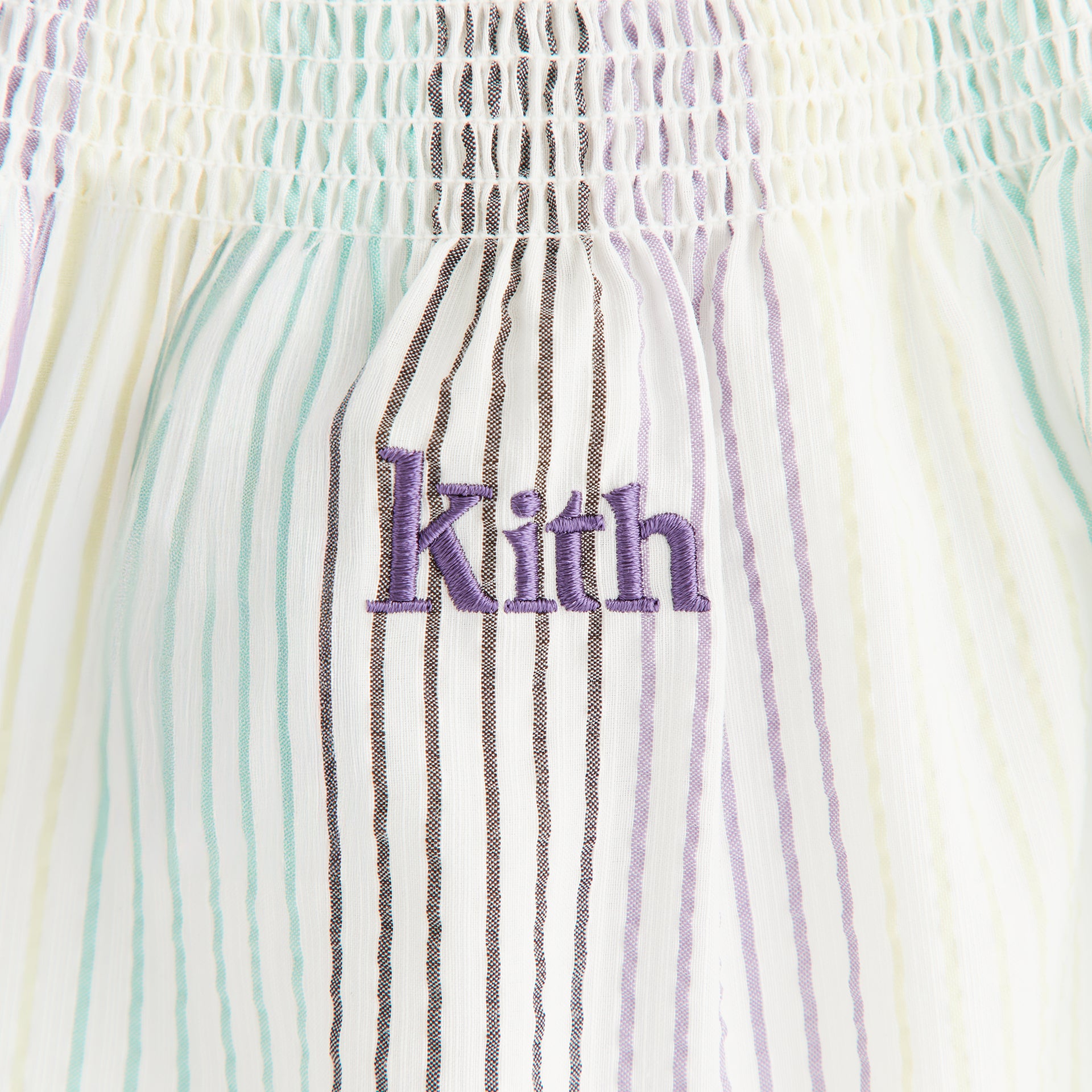 Kith Kids Striped Amina Mini Dress in Mykonos