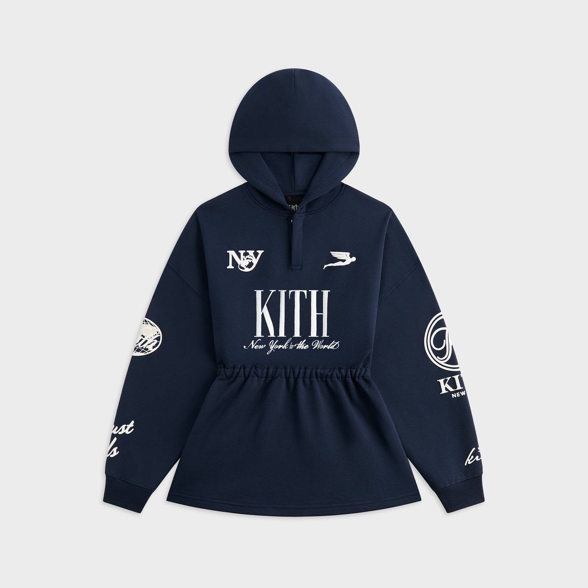 Kith Kids Logo Hoodie Dress - Nocturnal