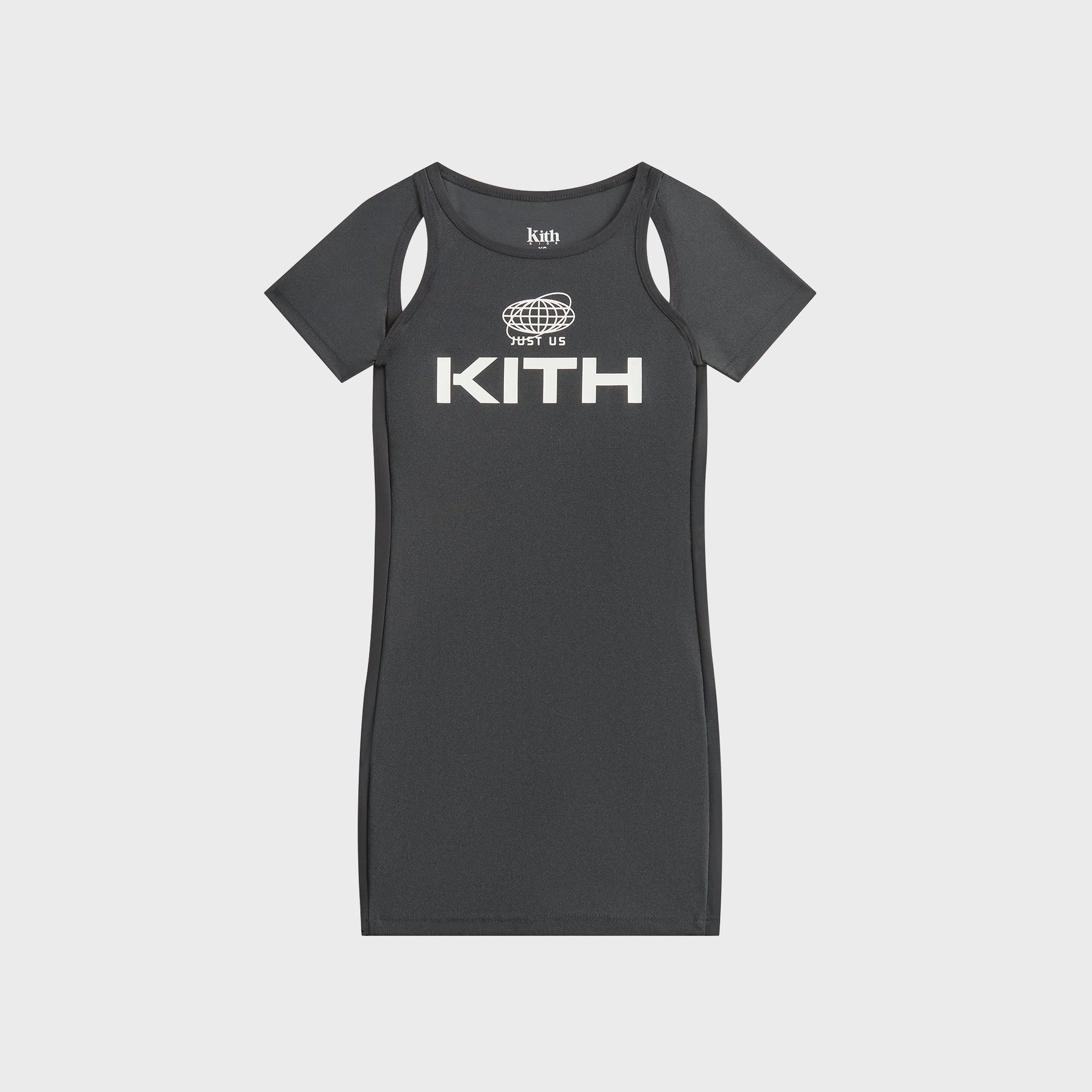 Kith Kids Metallic Cutout Lana Dress - Black