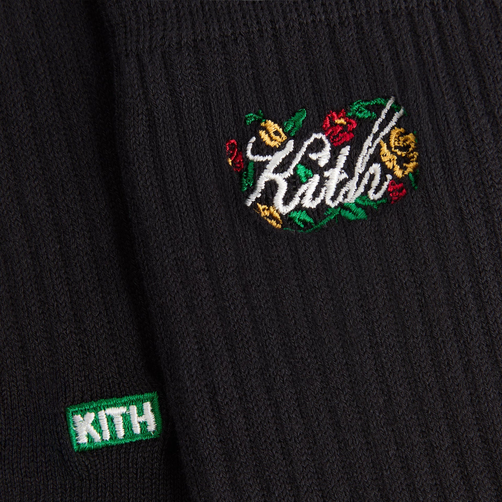Kith Kids 3-Pack Crew Socks - Black