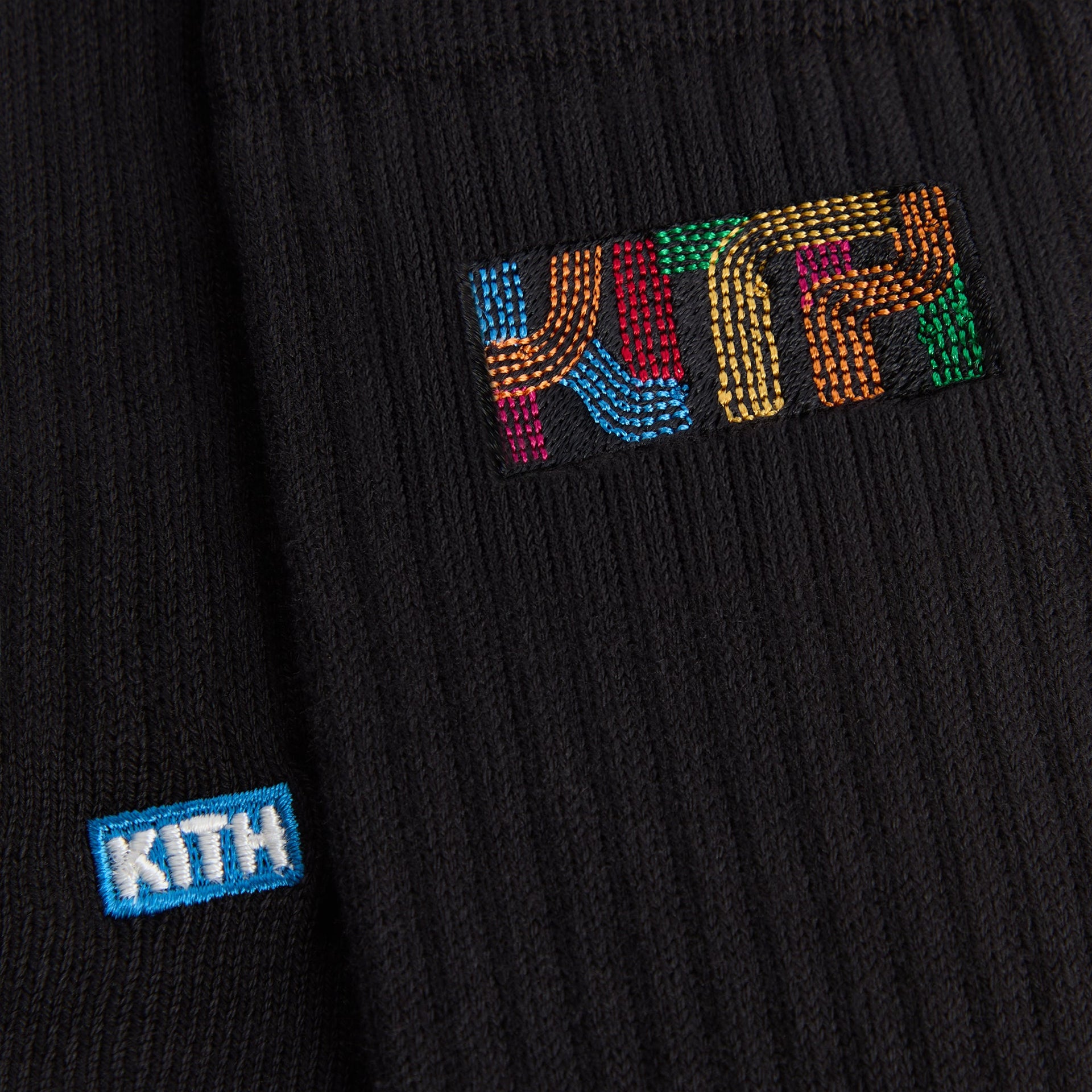 Kith Kids 3-Pack Crew Socks - Black