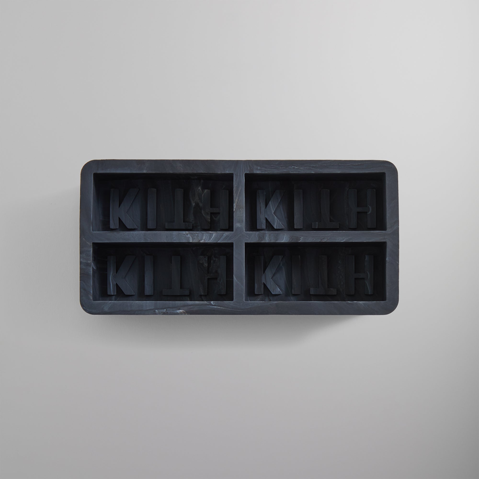 Kithmas Monogram Ice Cube Tray - Black