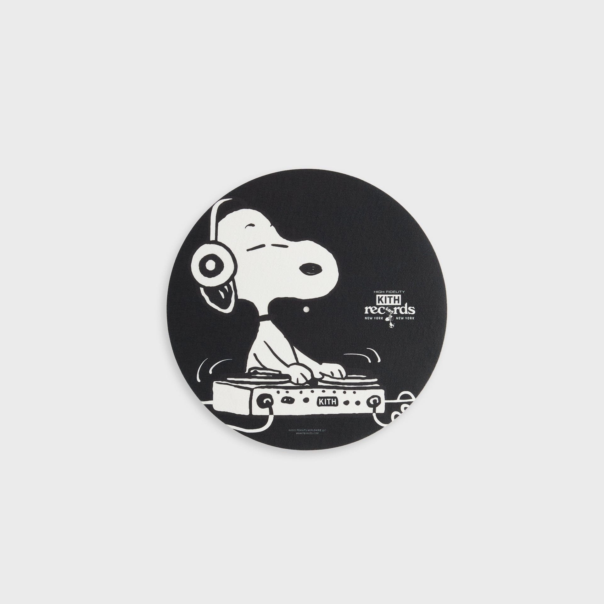 Kith for Peanuts DJ Snoopy Slip Mat - Black