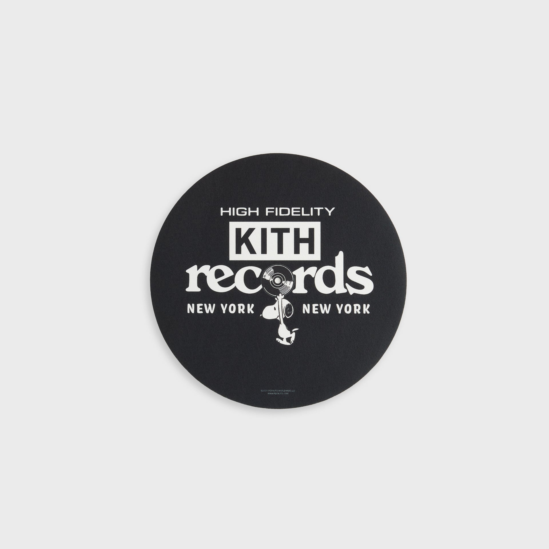 Kith for Peanuts Kith Records Slip Mat - Black