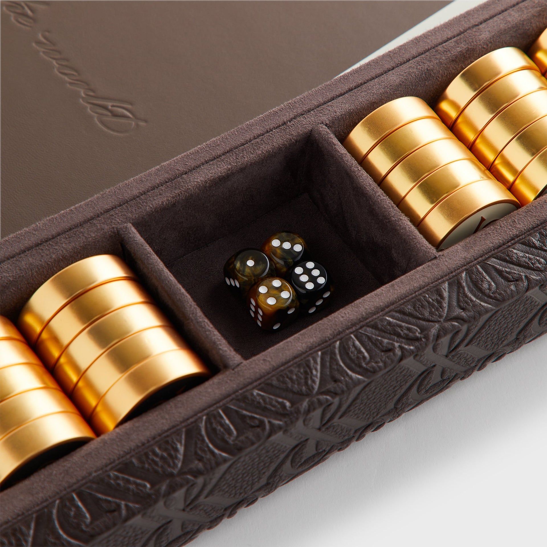 Kith Crest Monogram Backgammon Board - Incognito
