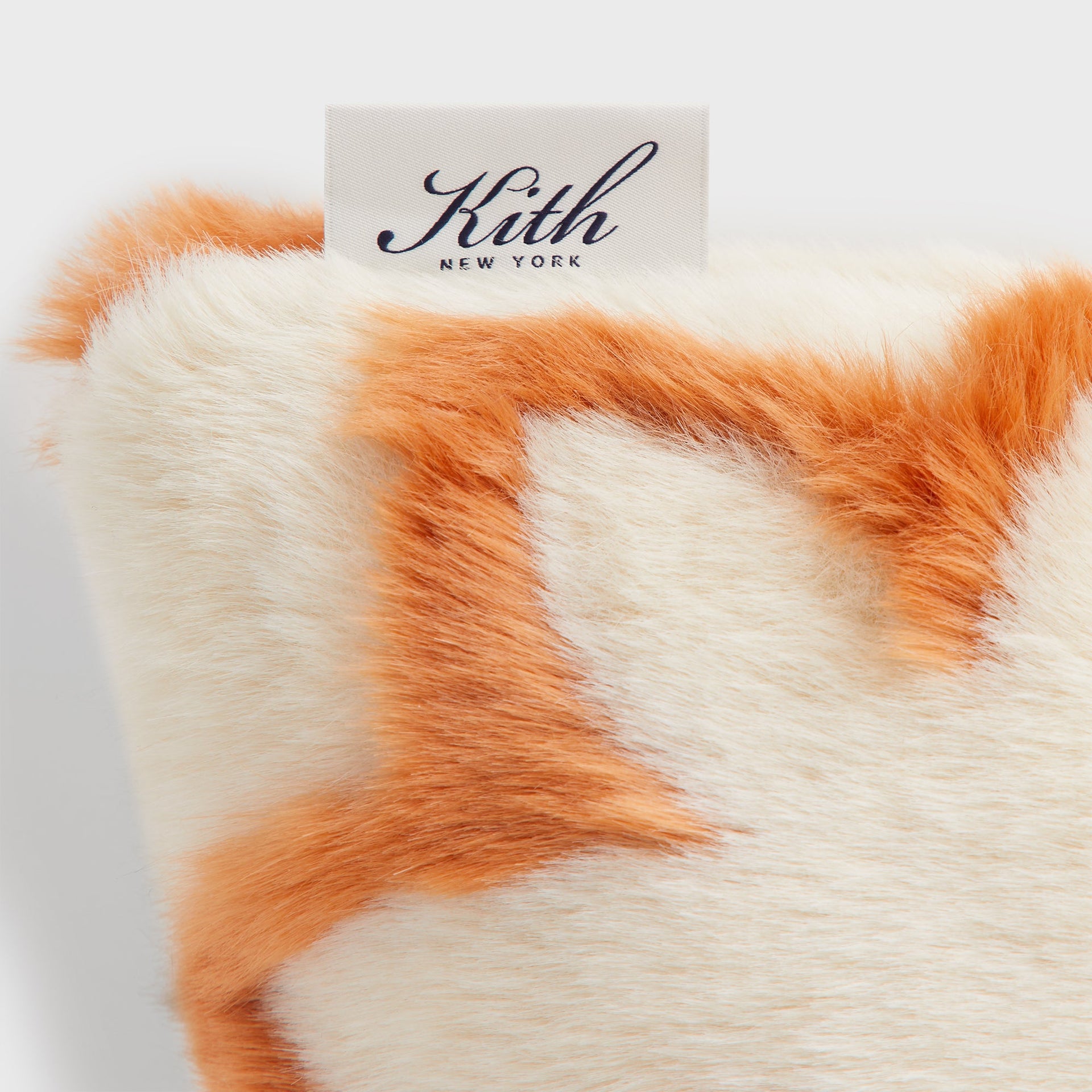 Kith Paisley Faux Fur Pillow - Sandrift