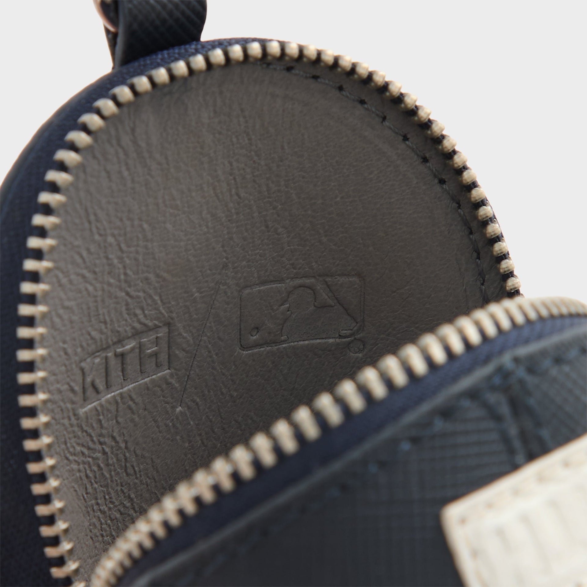 Kith for the New York Yankees Baseball Cap Leather Pouch - Nocturnal