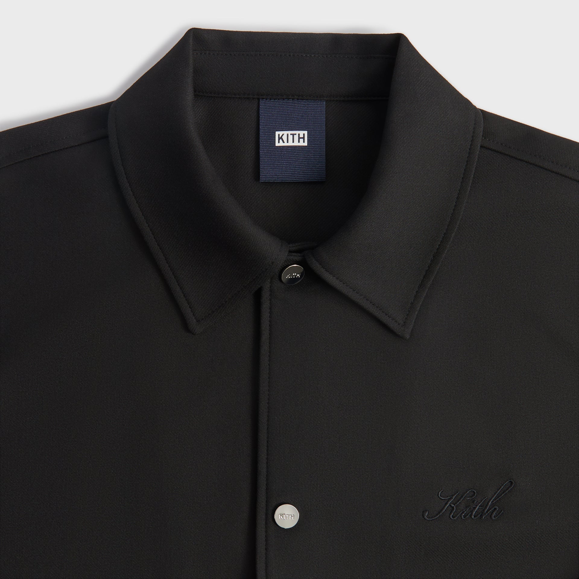Kith Double Weave Coaches Jacket - Black