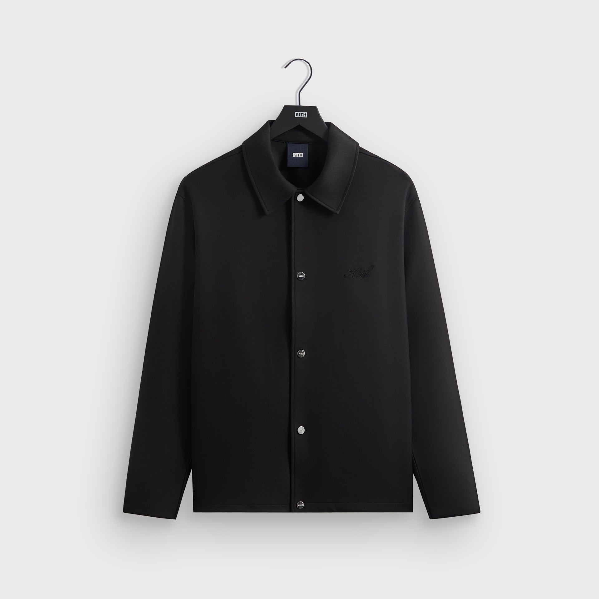 Kith Double Weave Coaches Jacket - Black