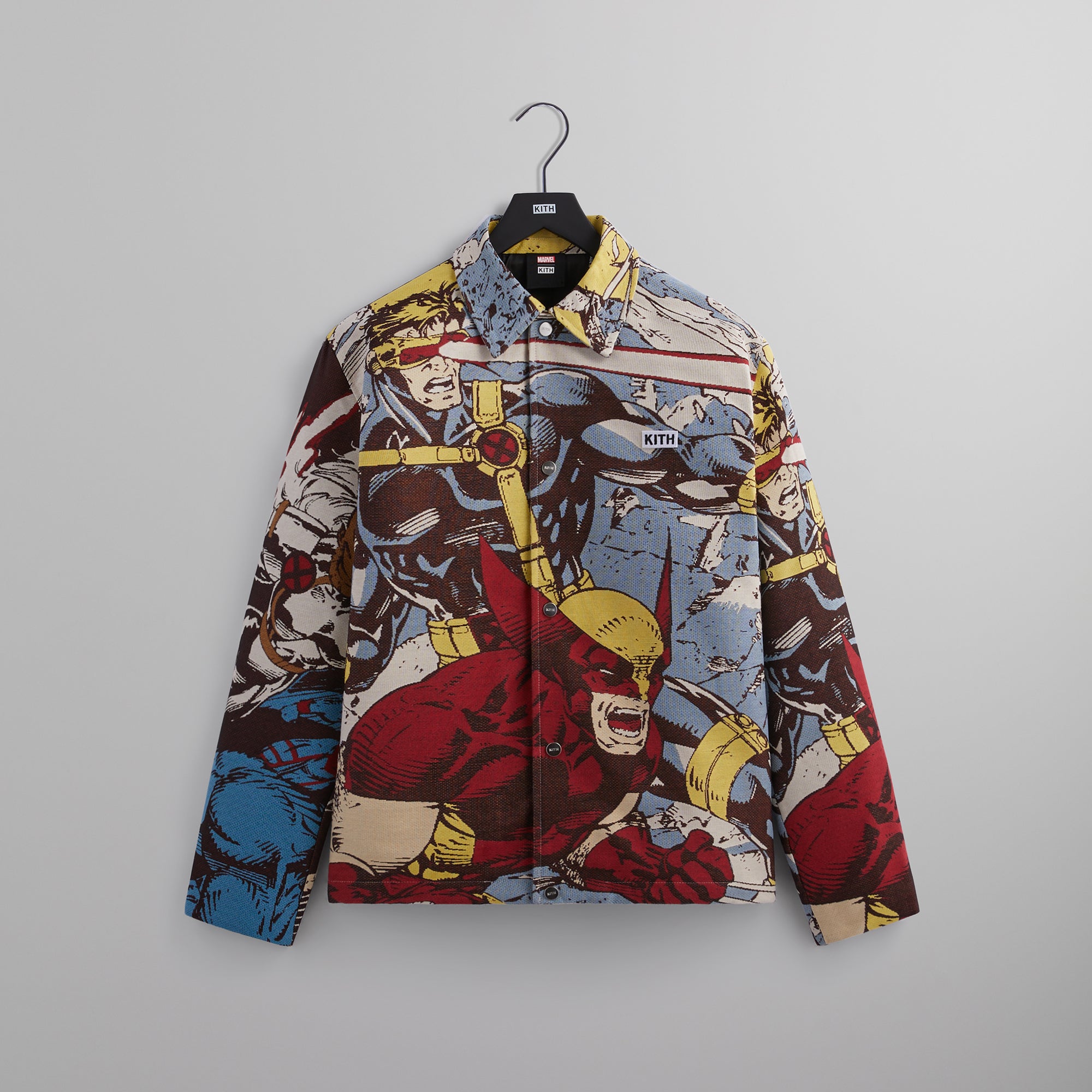 Marvel | Kith for X-Men Tapestry Coaches Jacket - Black