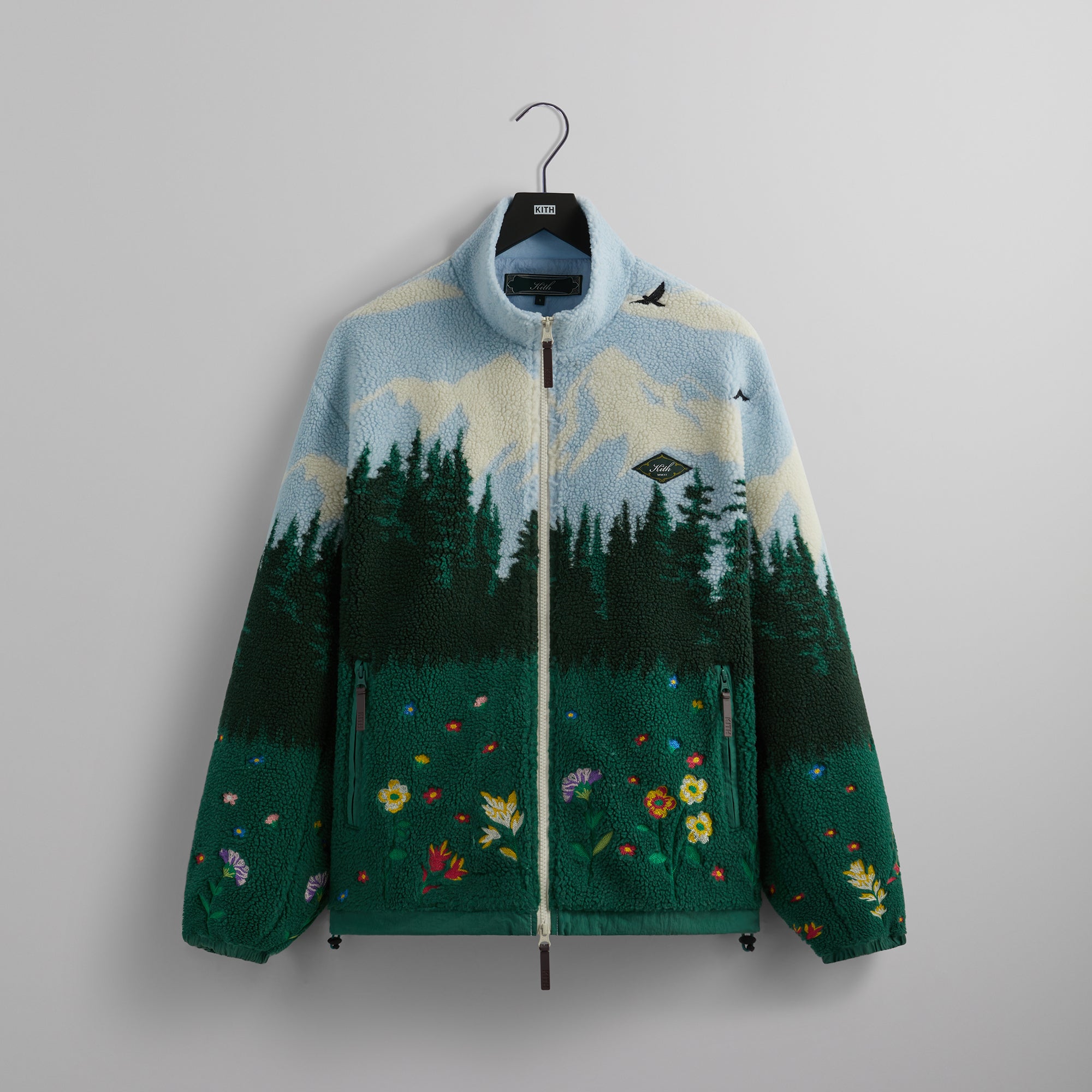 Kith Pinehurst Sherpa Full Zip - Larimar