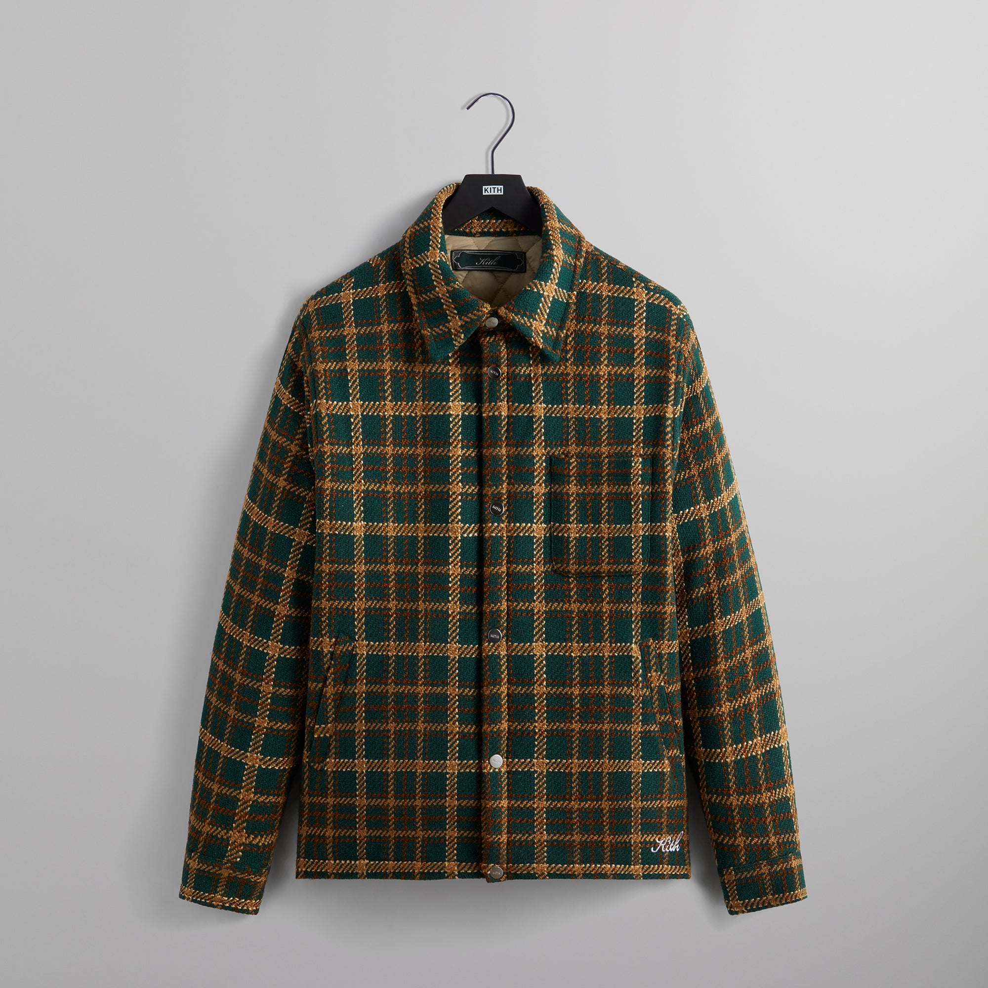 Kith Brixton Puffed Shirt Jacket - Chronicle