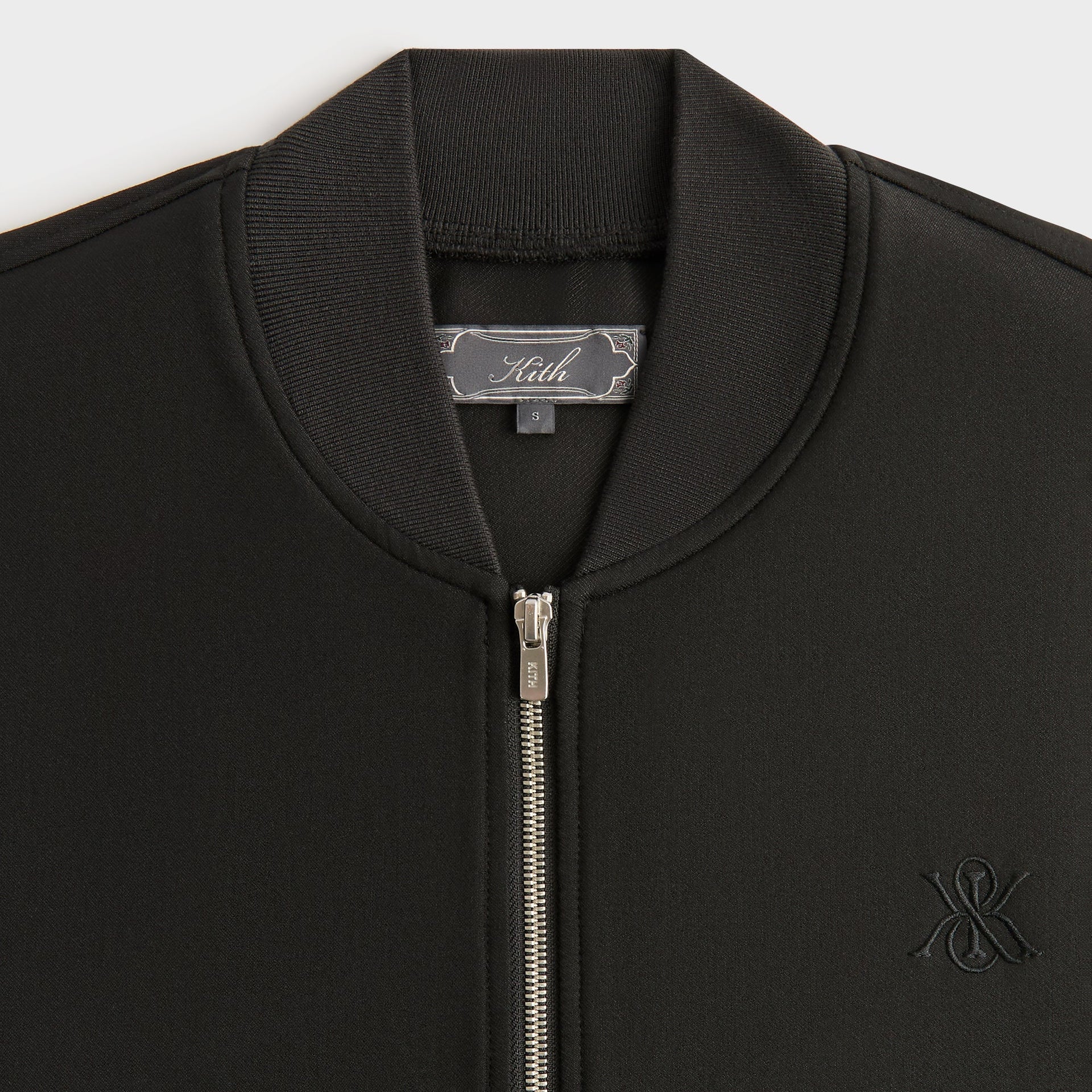 Kith Double Weave Avery Bomber Jacket - Black