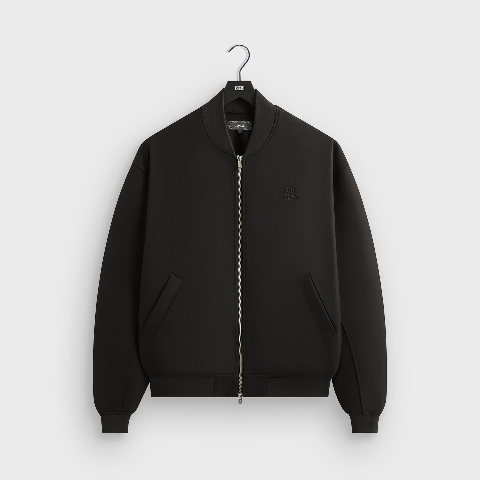 Kith Double Weave Avery Bomber Jacket - Black