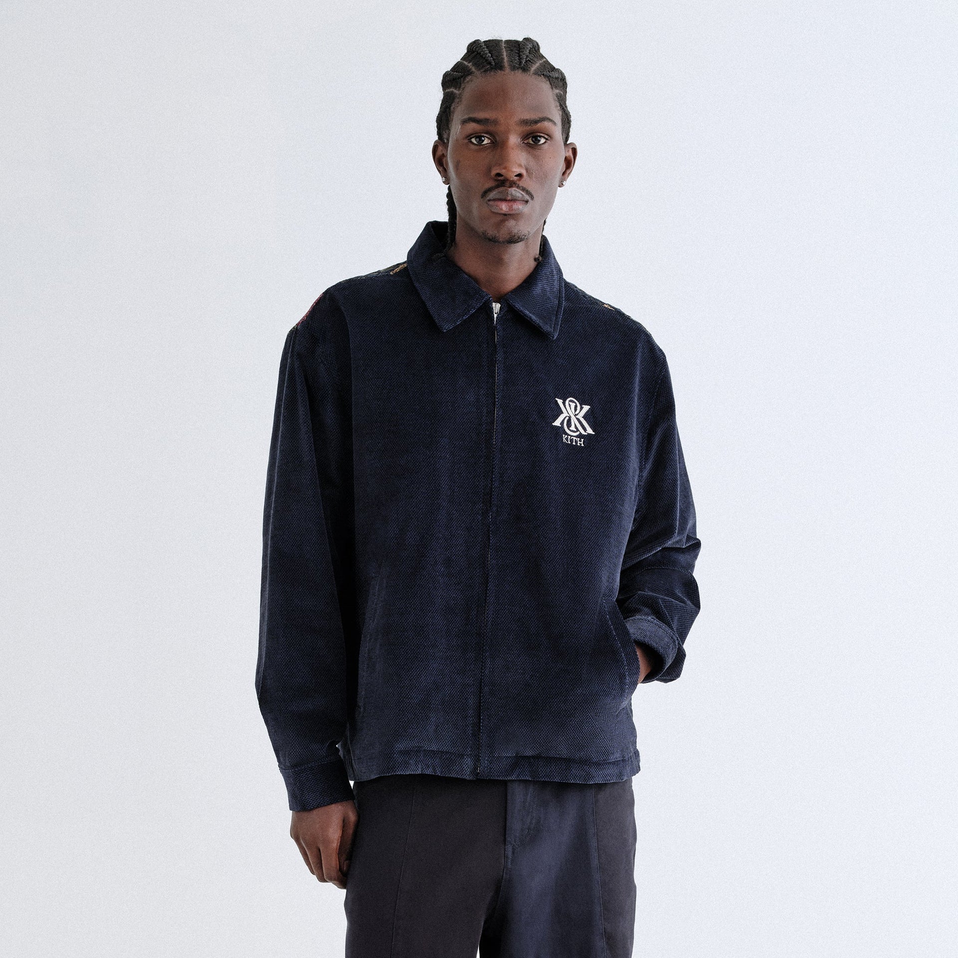 Kith Tapestry Panelled Remsen Jacket - Ink
