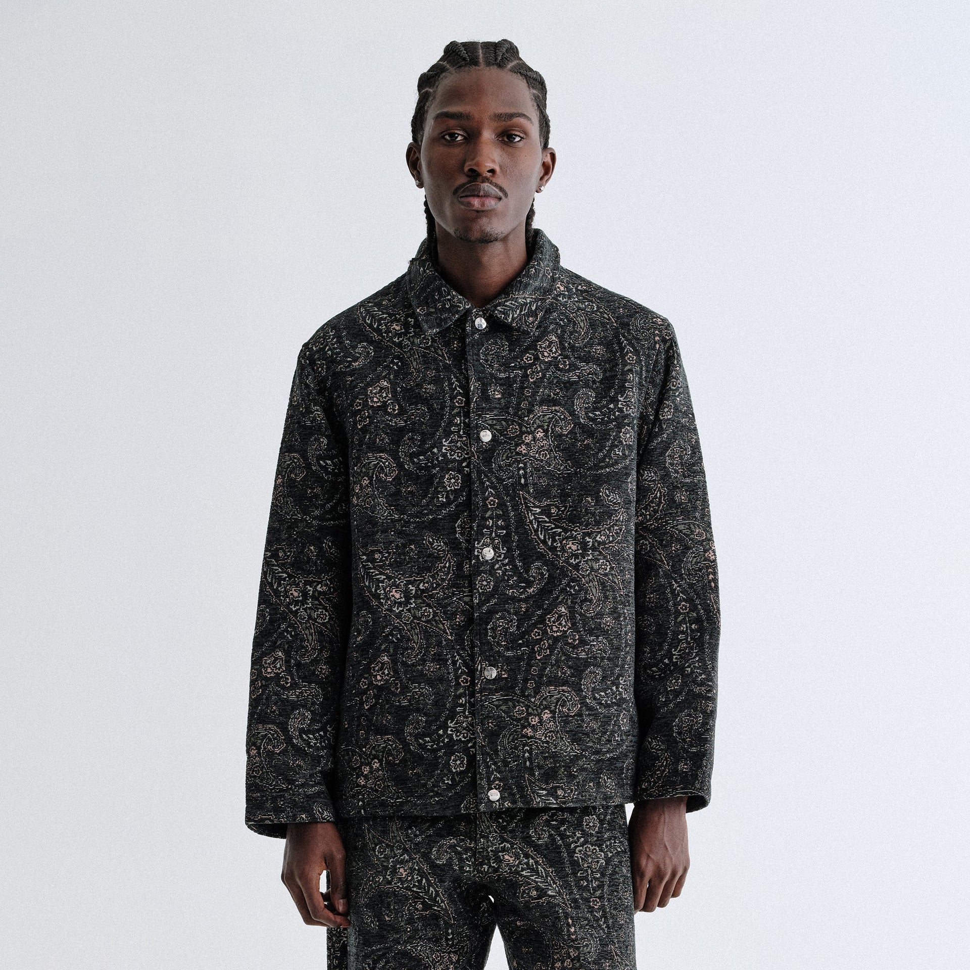 Kith Paisley Tapestry Irvin Coaches Jacket - Equestrian