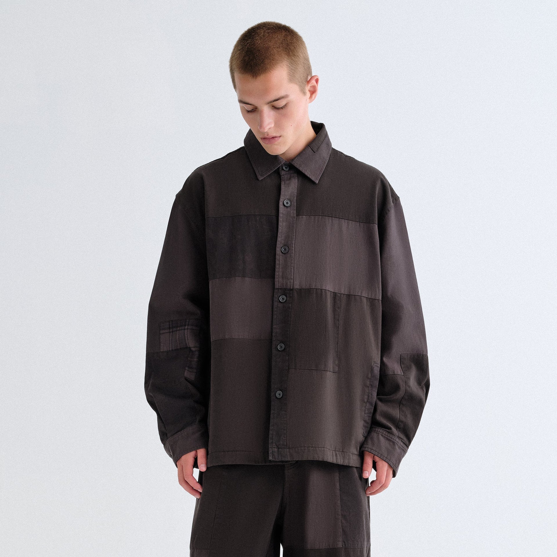 Kith Garment Dyed Isaiah Buttondown - Carbon